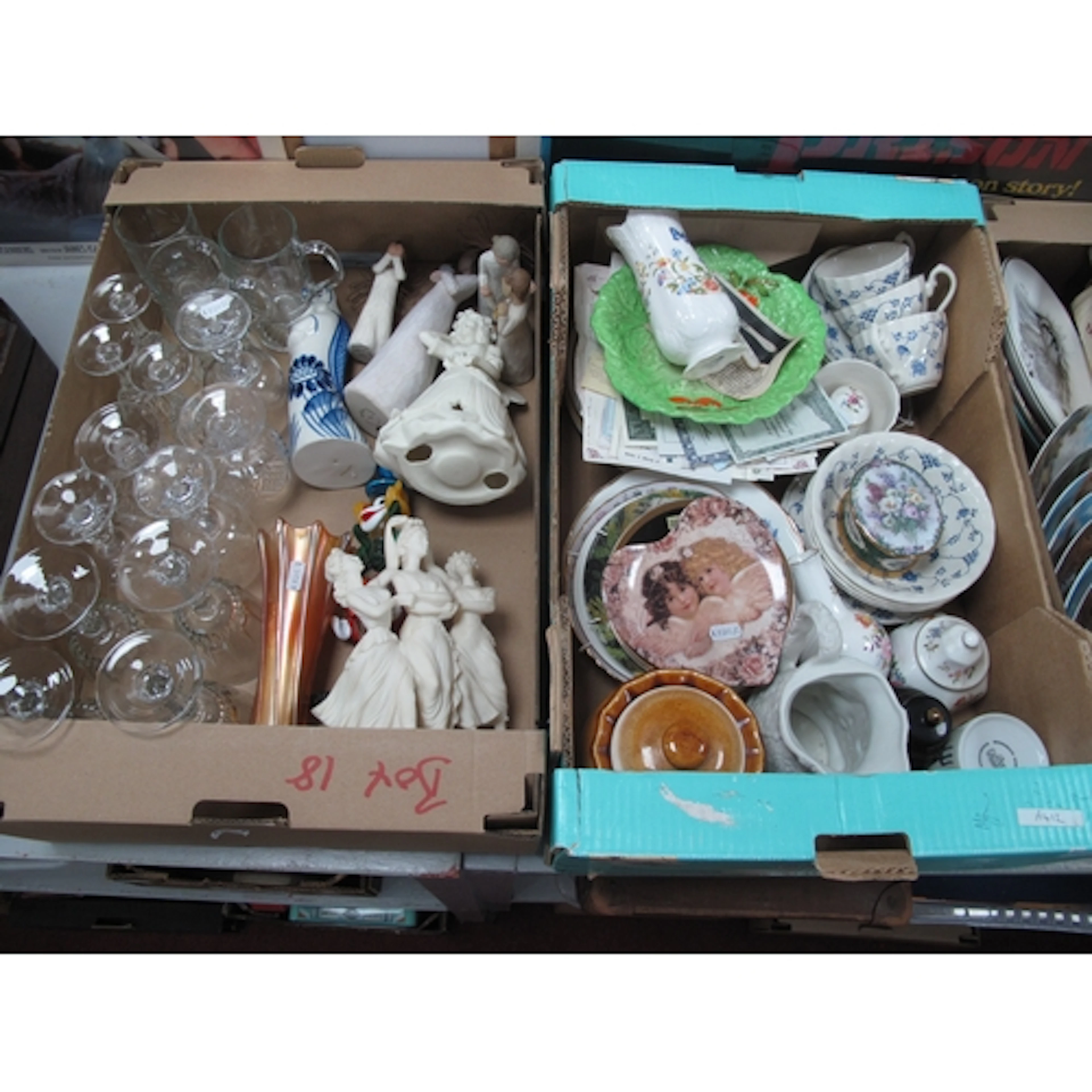 Ceramics and glassware, including assorted drinking glasses,...