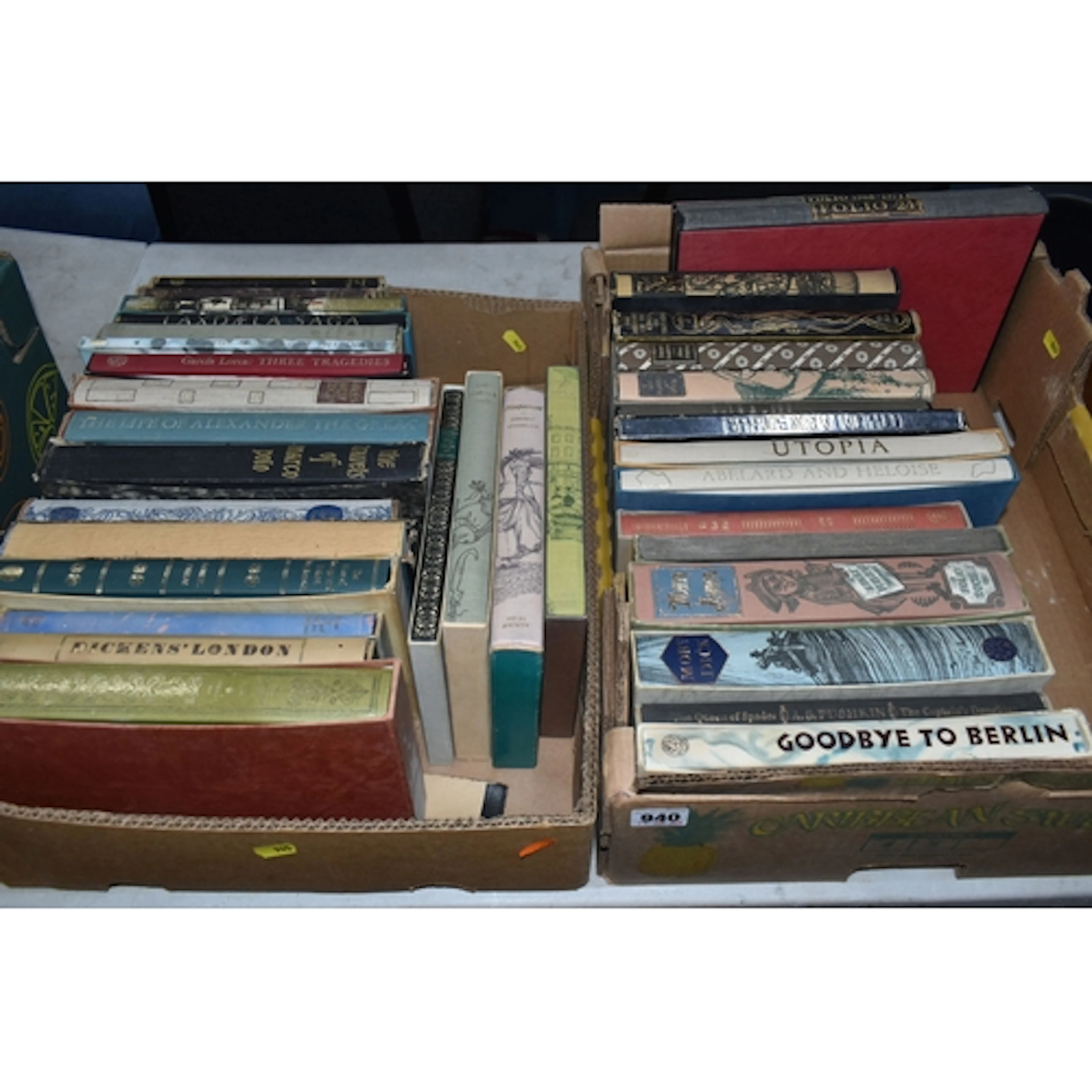 THE FOLIO SOCIETY, Two Boxes containing thirty-seven miscell...