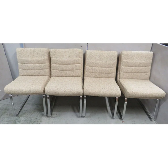 MATCHING TABLE LOT 173 Set of 4 Verco 1980s Cantilever Dinin...