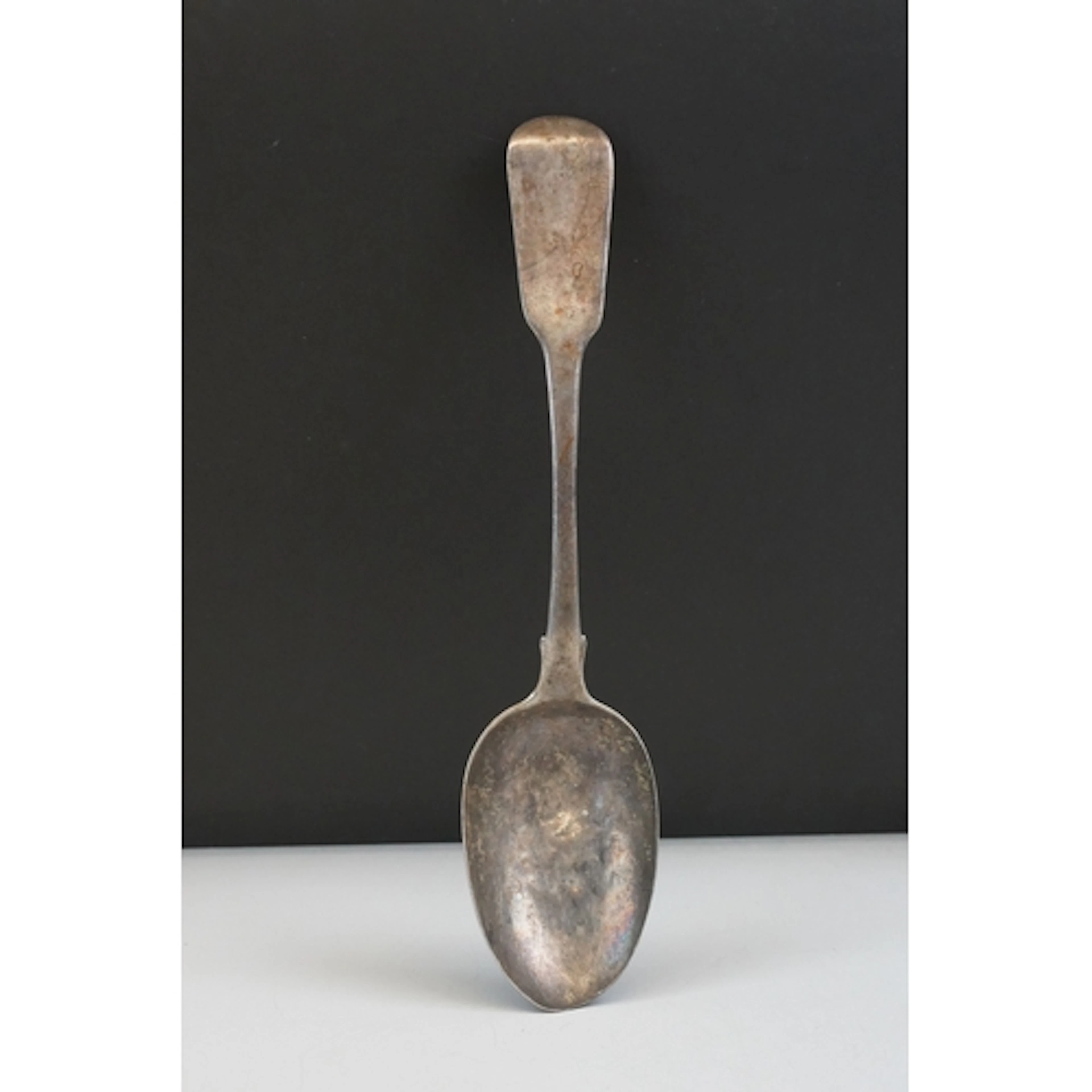 Georgian silver serving spoon, London 1806 by Thomas Daniell...