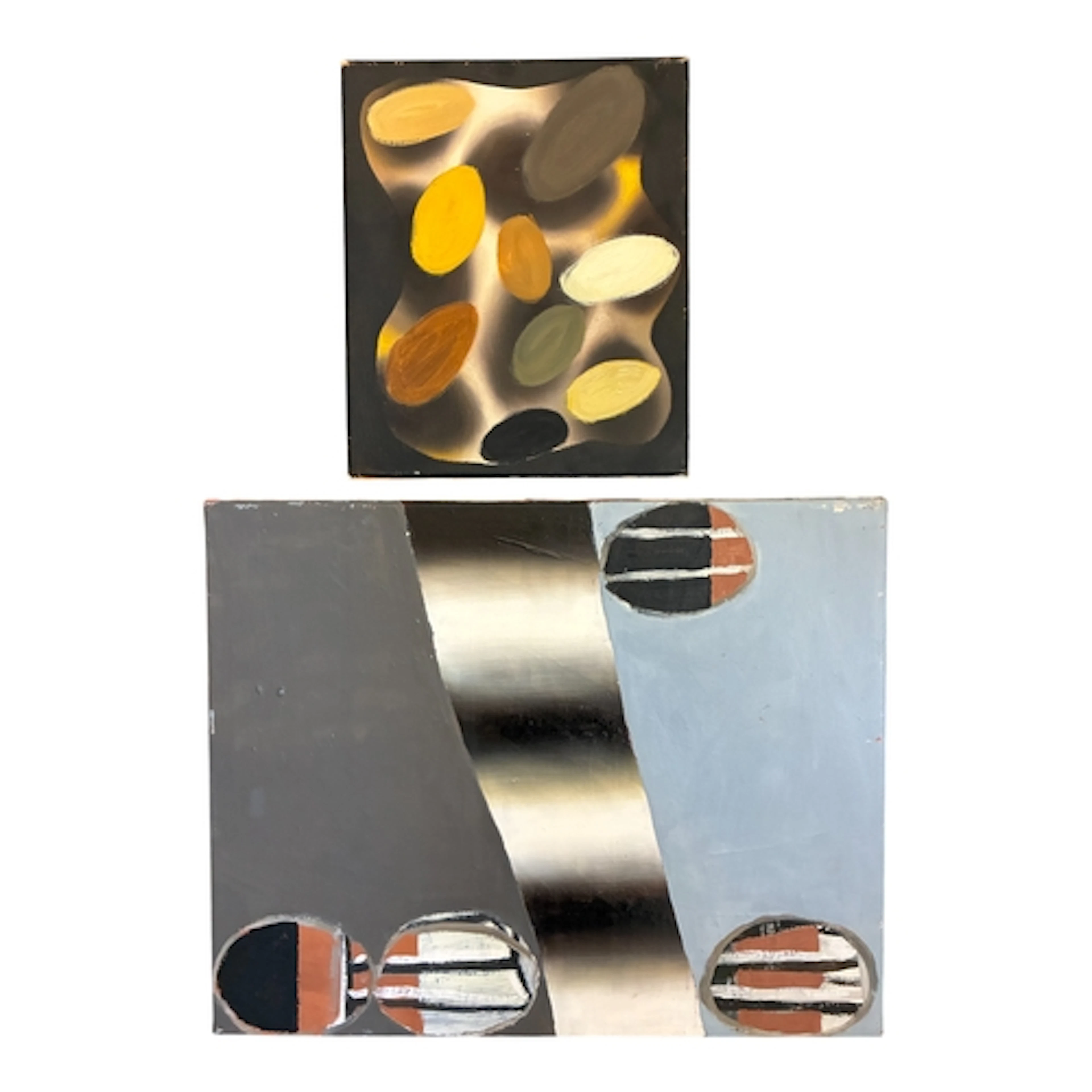 Duncan Newton (1945-2019) - Two paintings: 'Screenshot' (201...