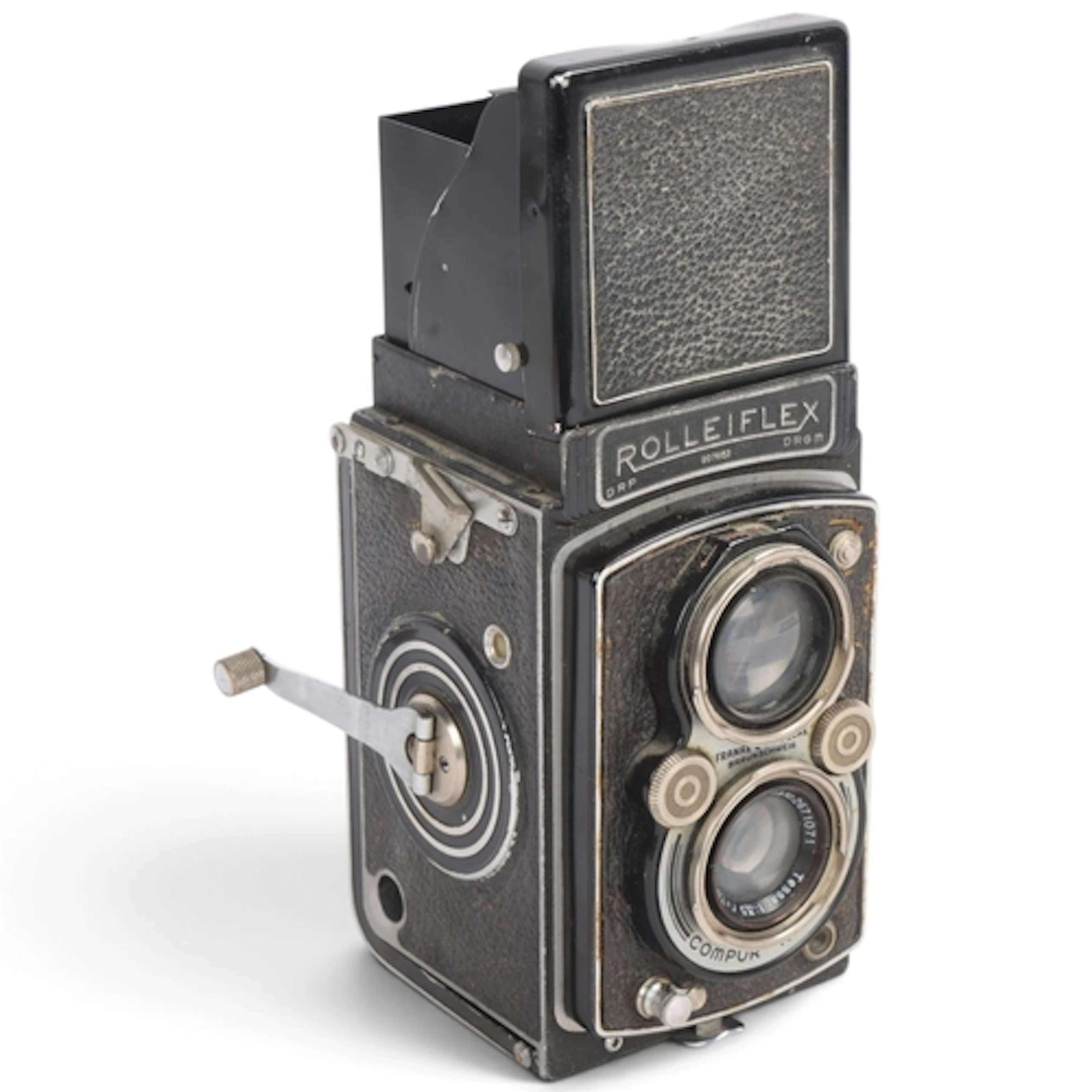 A vintage Rolleiflex DRP twin lens medium format camera, num...