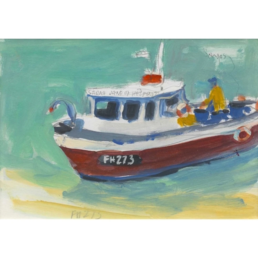 § John MILLER (1931-2002) FH 273 Gouache, stamp signed and i...