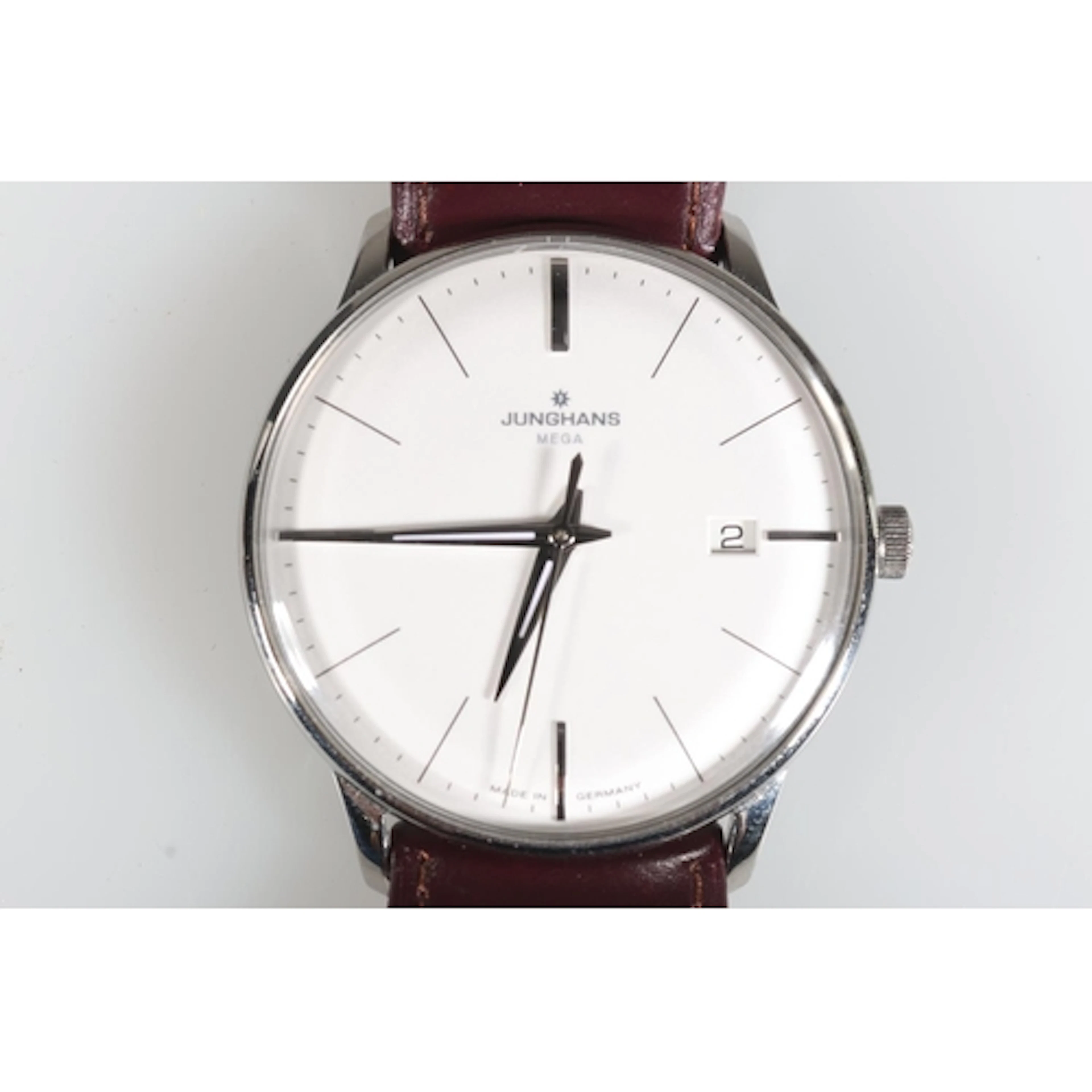 Gents Junghans Mega J101.65 wristwatch, radio controlled, si...