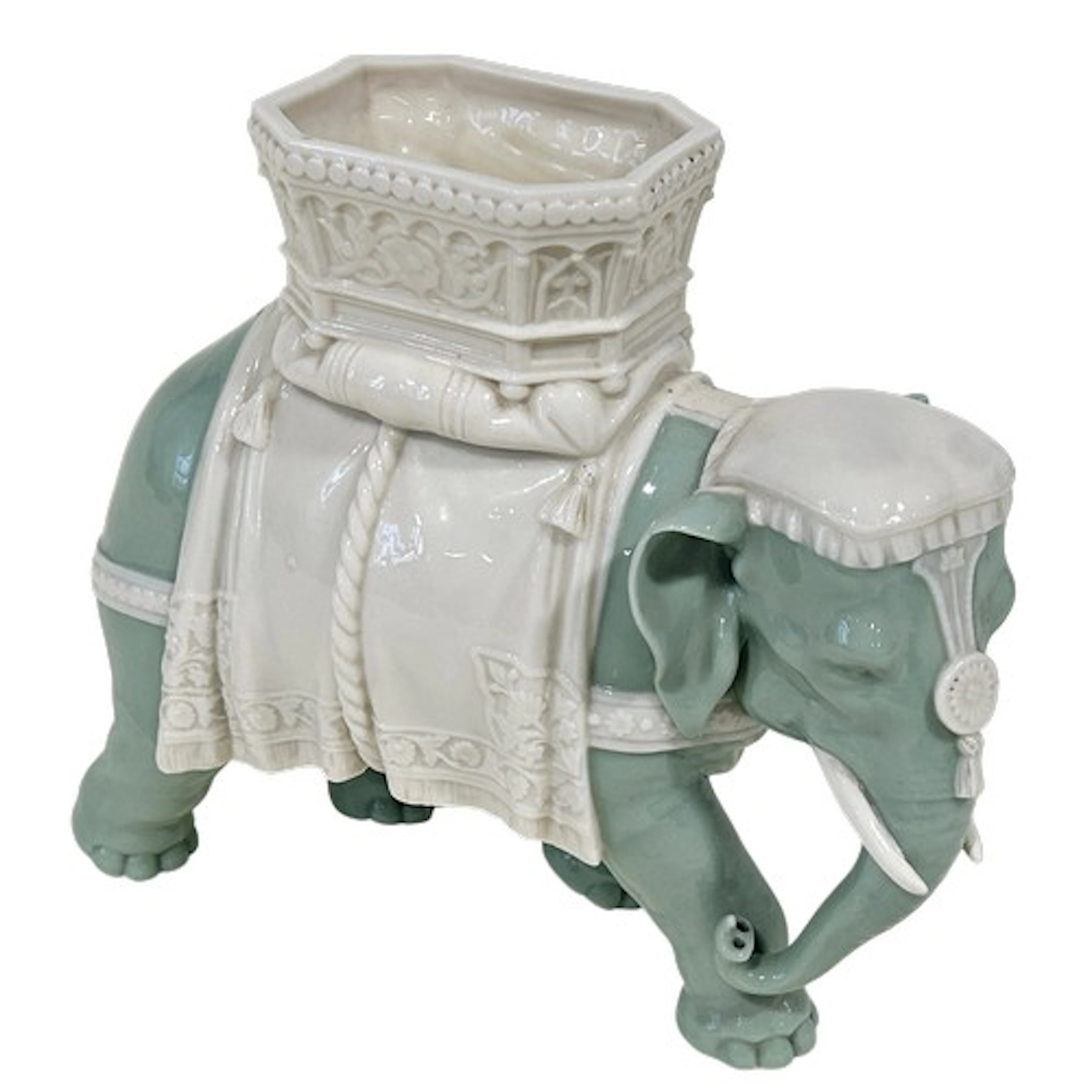 A 19th century Royal Worcester celadon glazed porcelain vase...