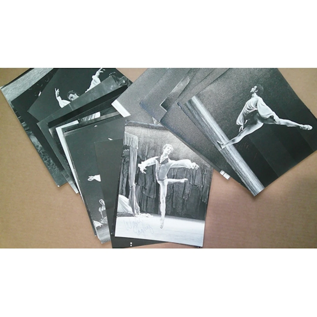 1970s 25 Royal Ballet 10 by 8 inches signed Male Ballet danc...