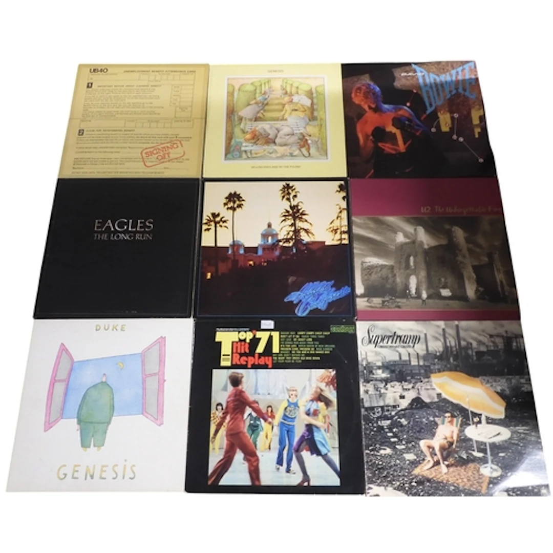 ROCK/PROG/POP/FOLK - A mixed genre collection of 12" Vinyl L...