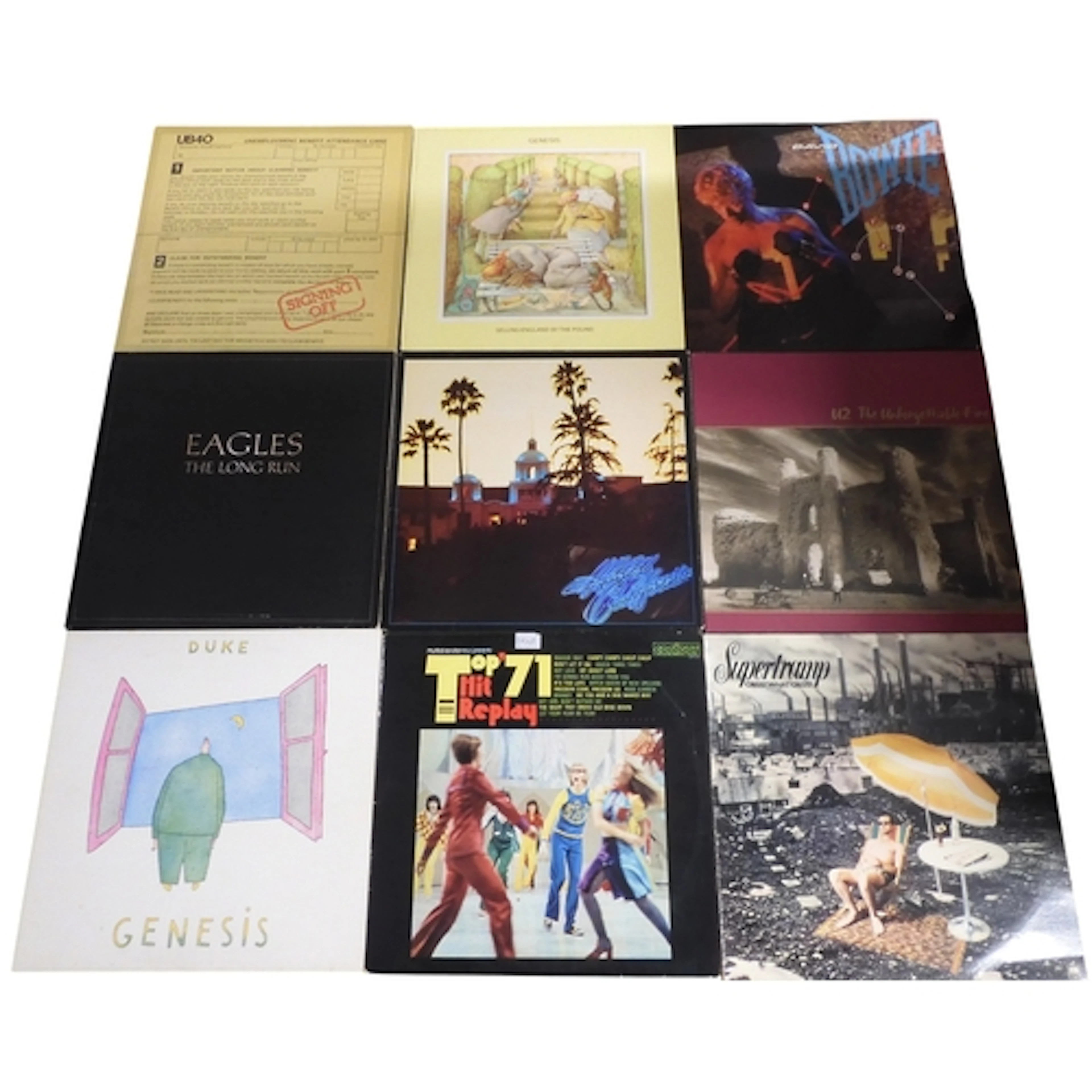 ROCK/PROG/POP/FOLK - A mixed genre collection of 12" Vinyl L...