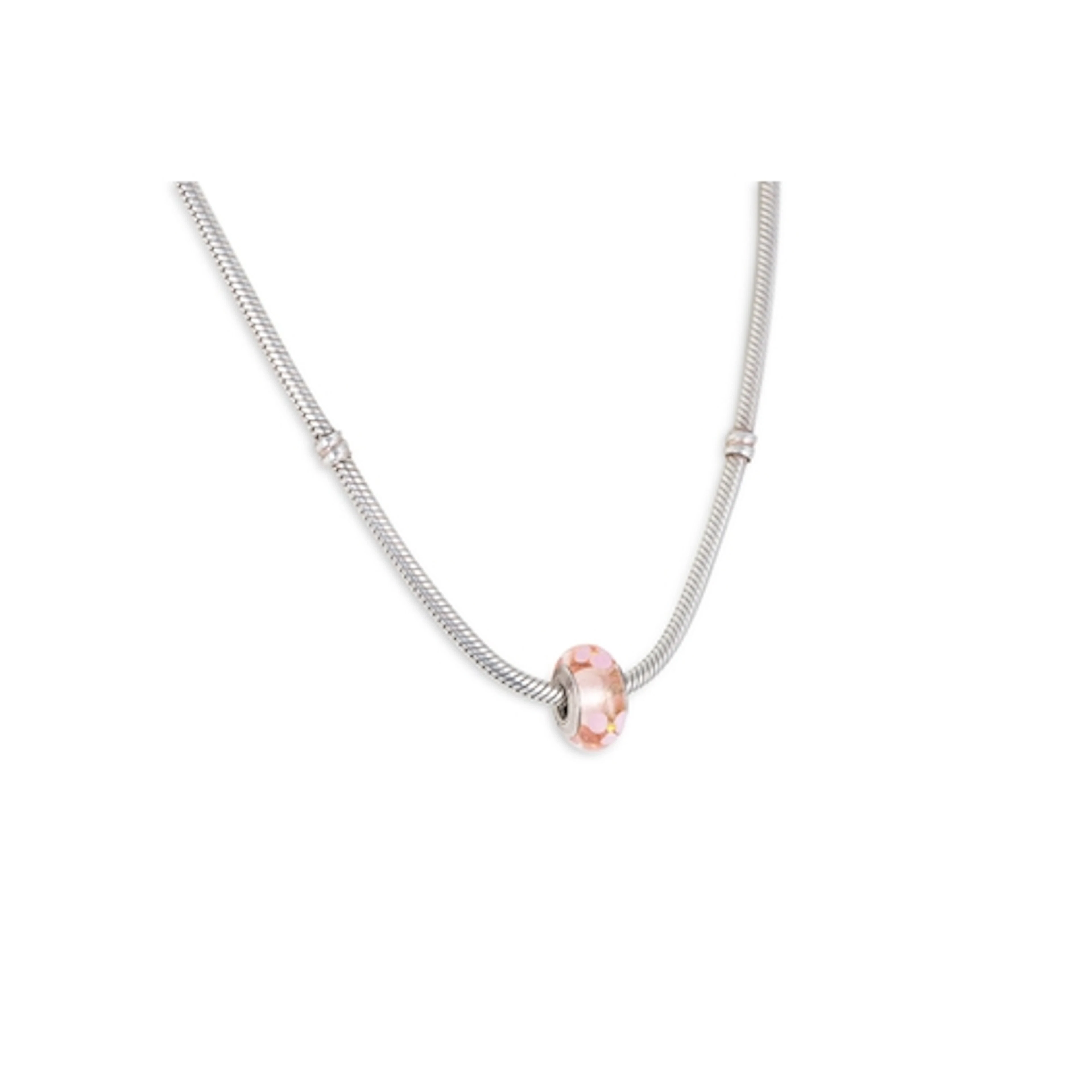 A SILVER .925 PANDORA CHARM BRACELET, together with a neckla...