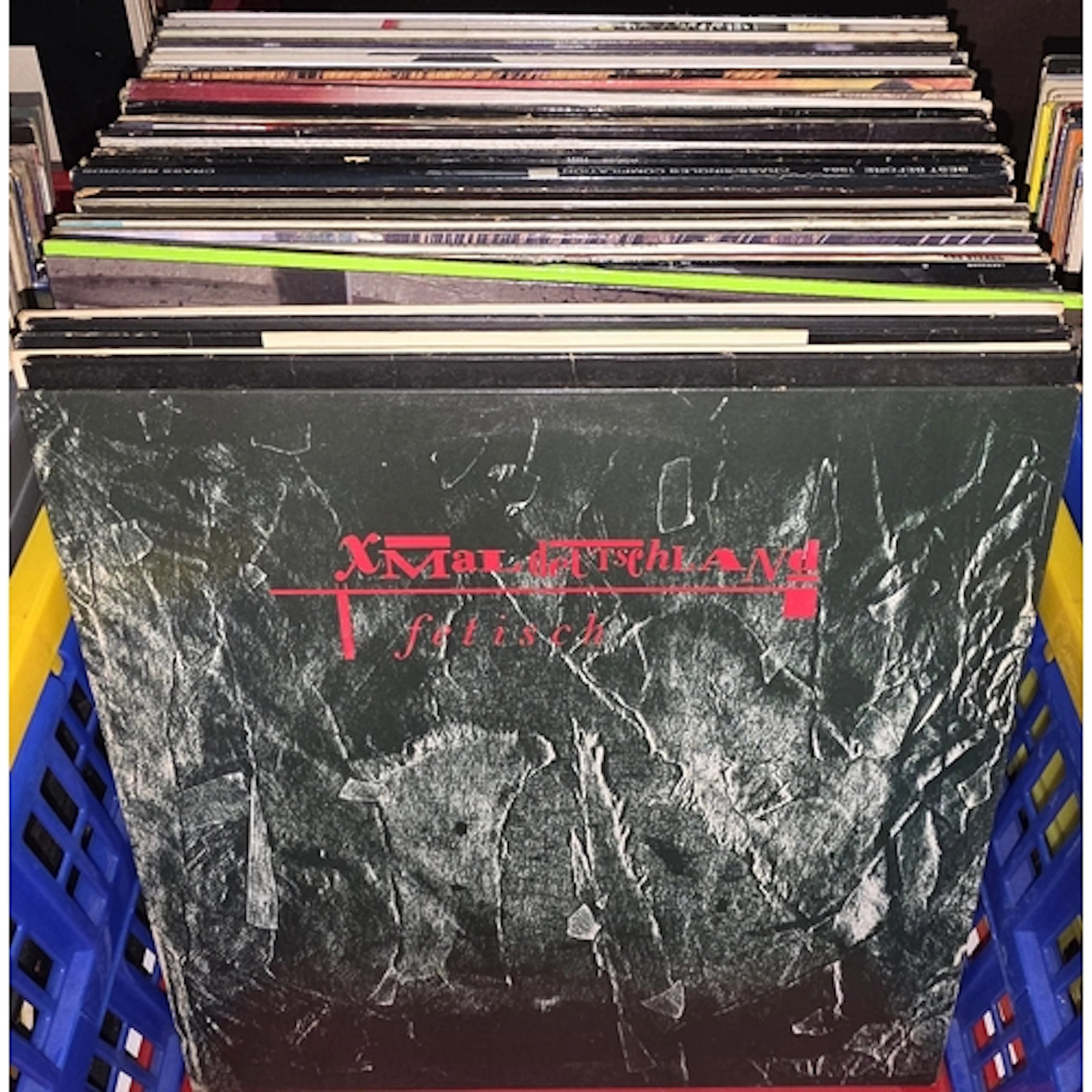 A selection of 1980's vinyl LP's.