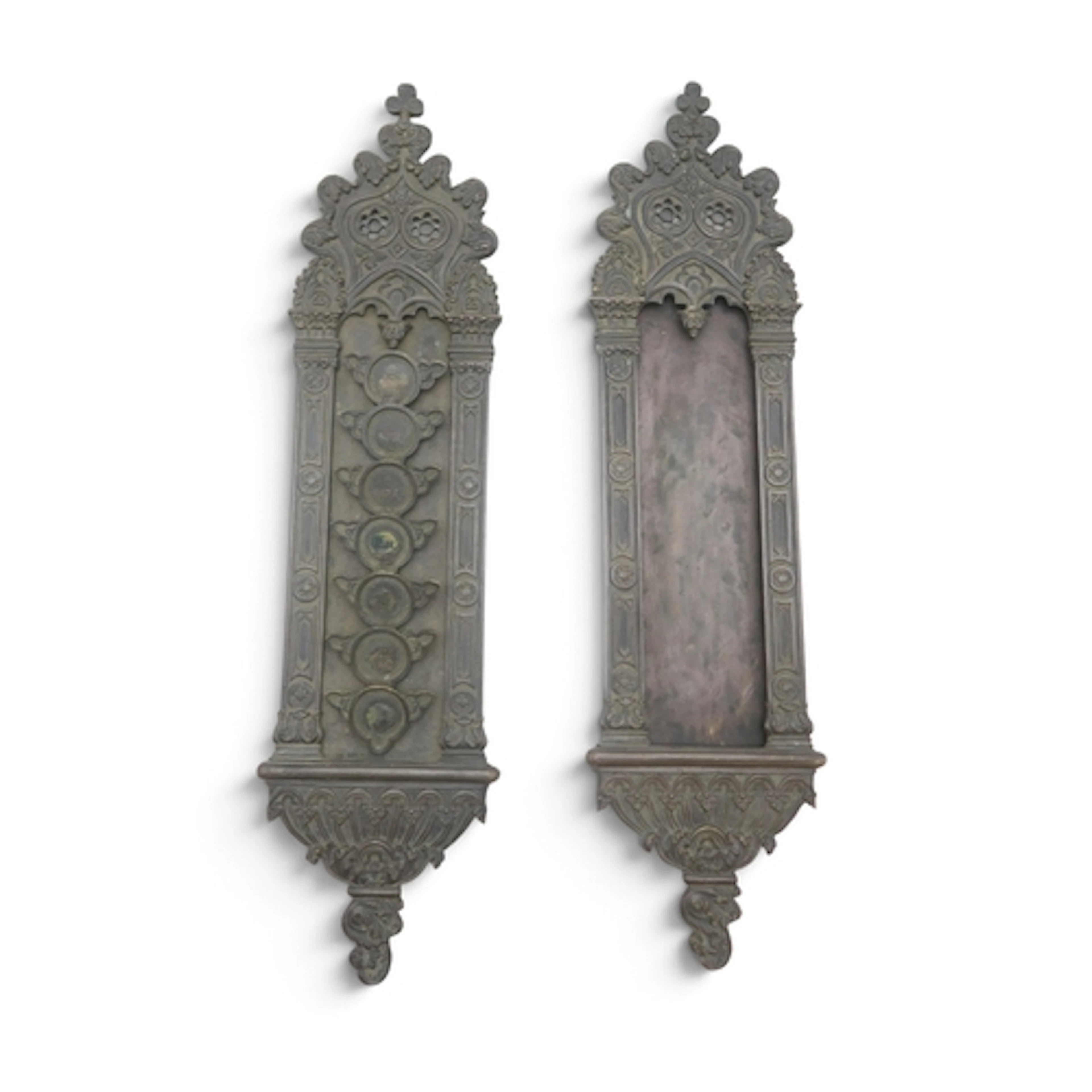 A 19TH CENTURY FRENCH LOUIS PHILIPPE CAST BRONZE LETTER BOX ...