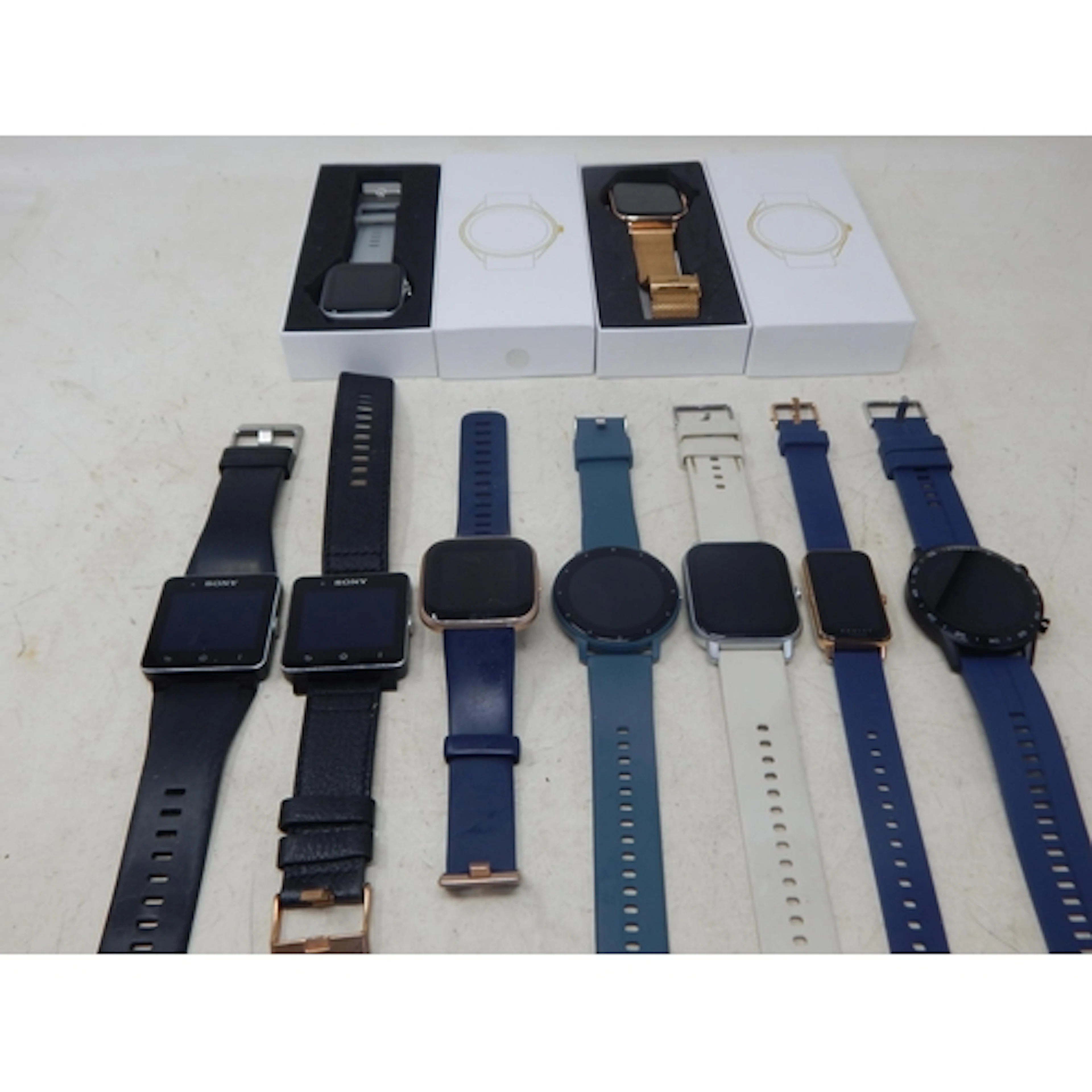 A Quantity of Unisex Smart Watches: Various Makers Including...