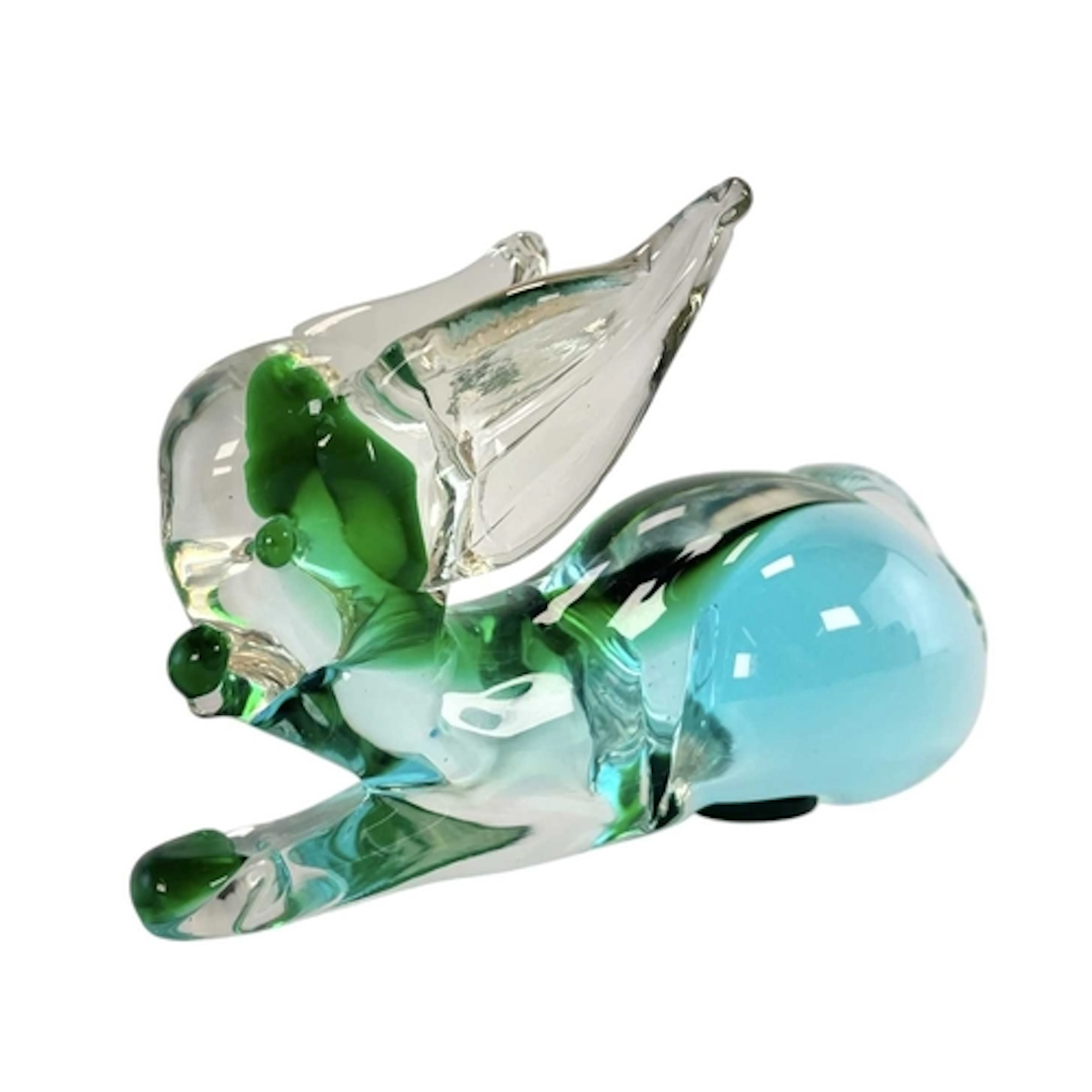 A vintage mid 20th century Murano glass sculpture of a young...