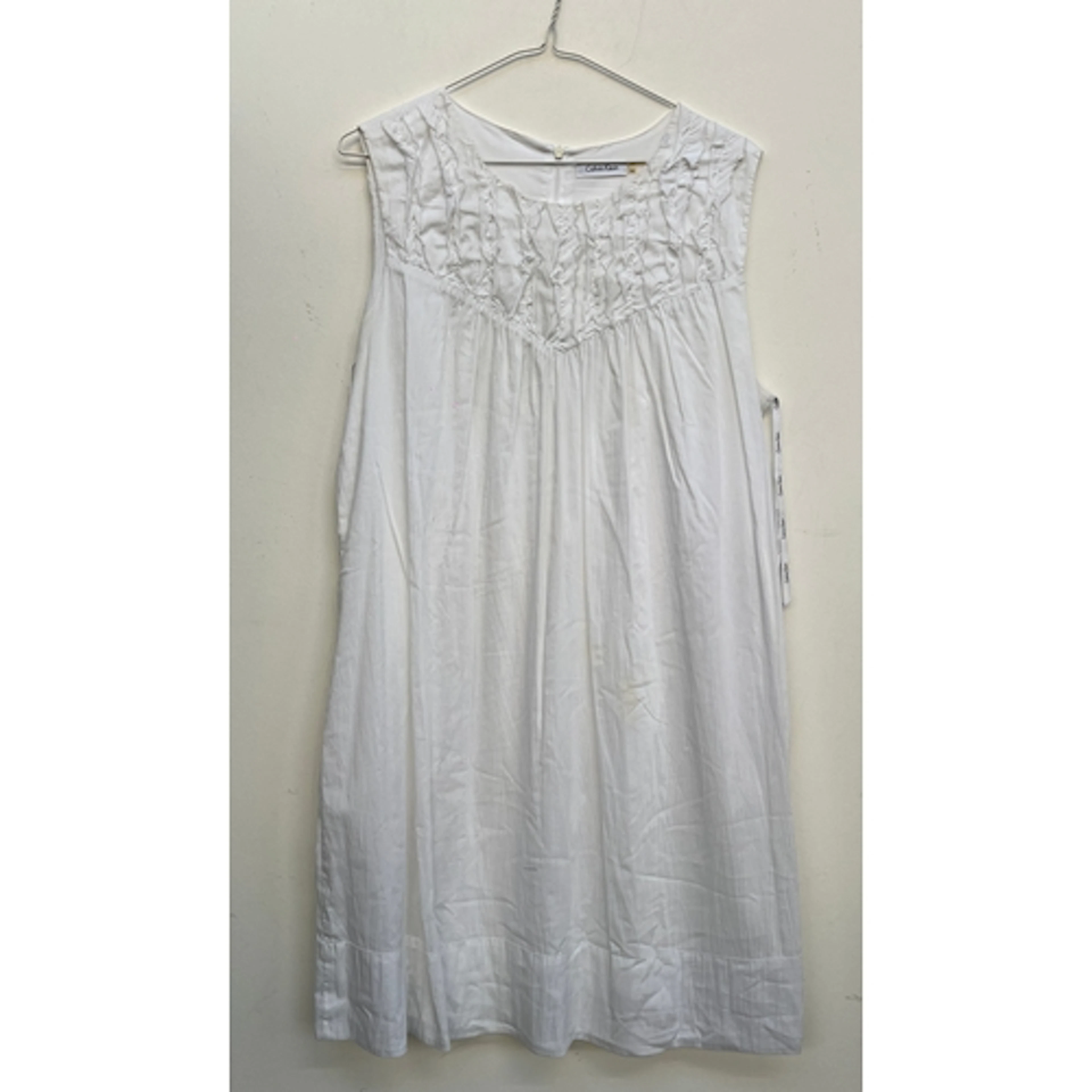 A Calvin Klein white cotton dress, size 14