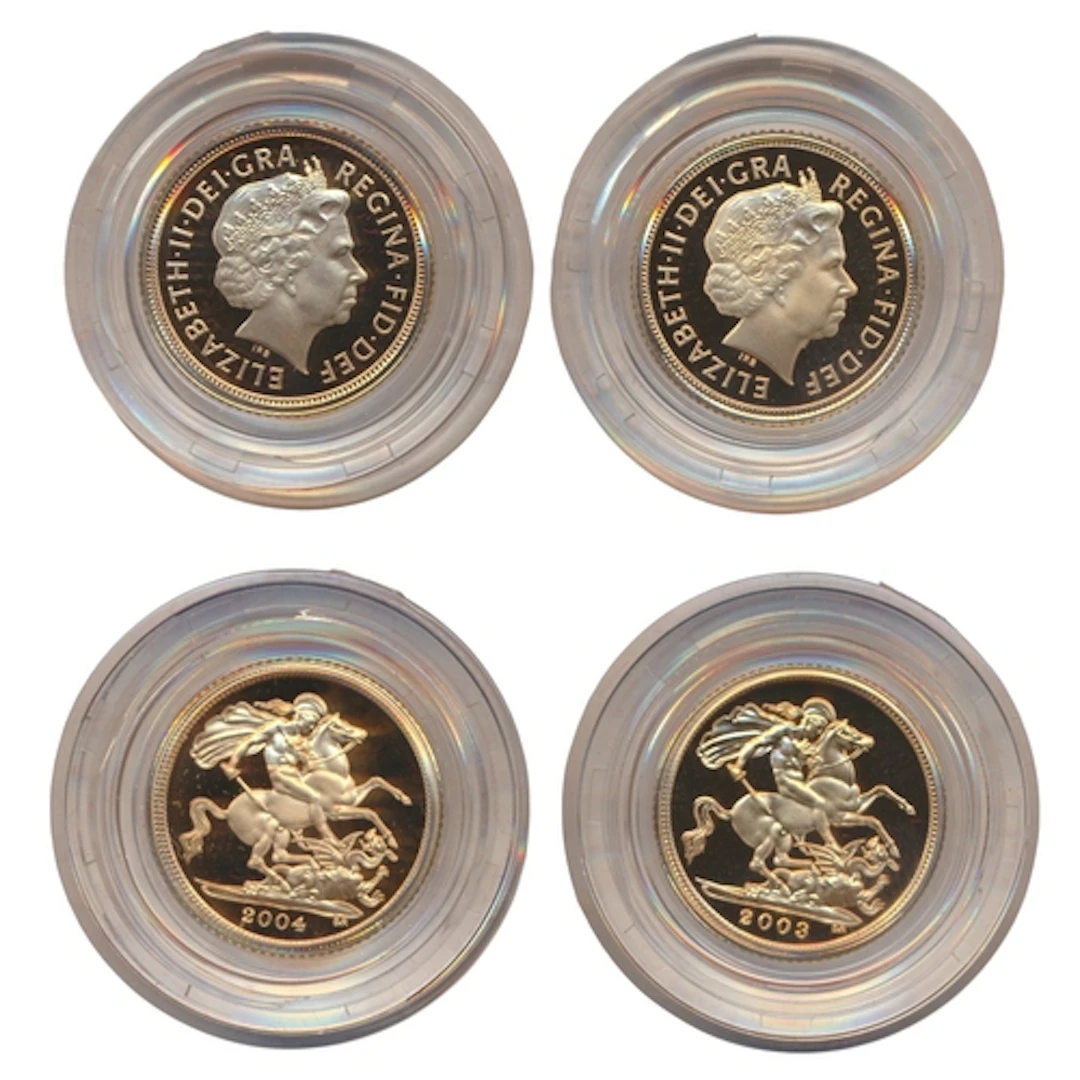 Investment Gold Lot - Documents Required. 2003 and 2004 half...