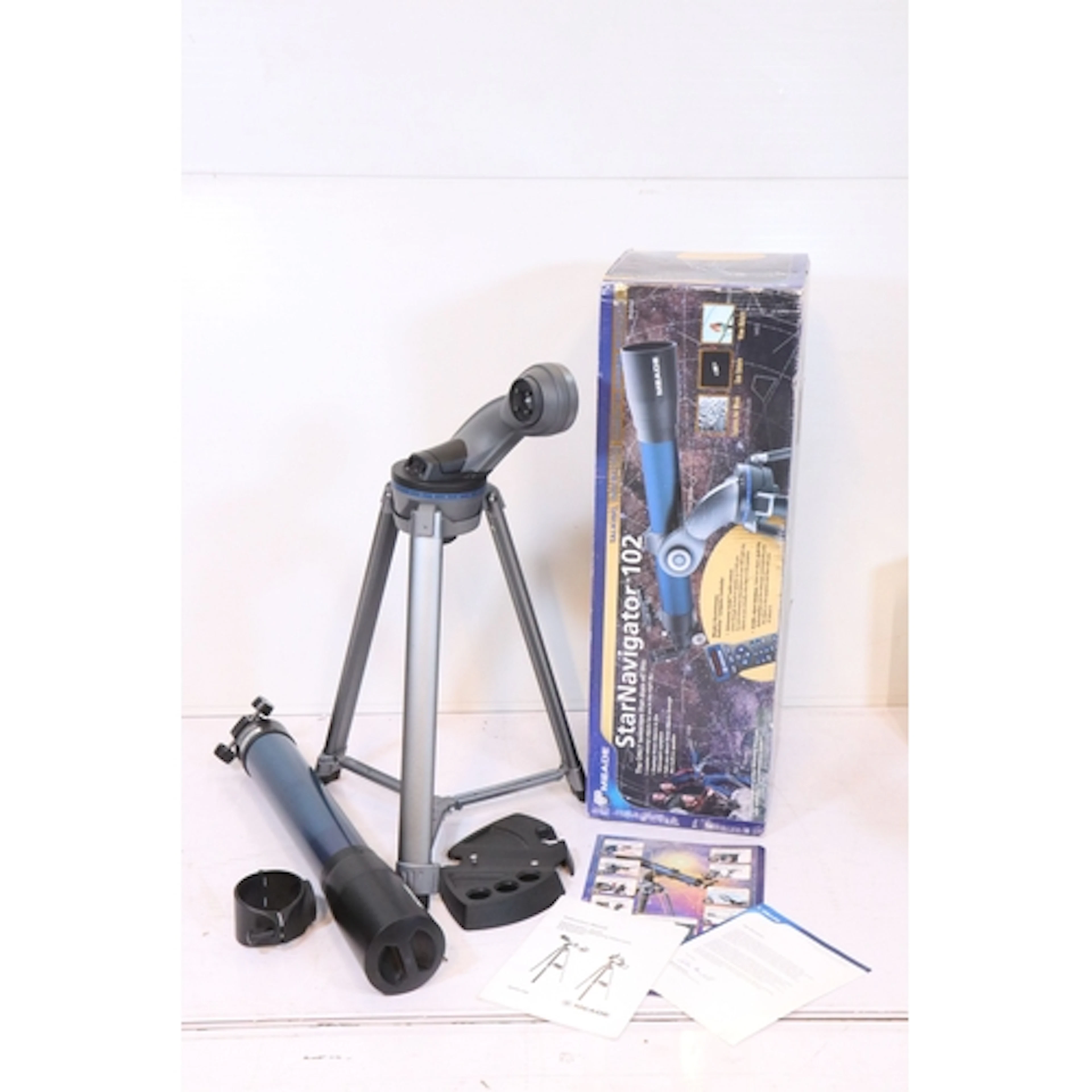 Meade StarNavigator 102 telescope, boxed.