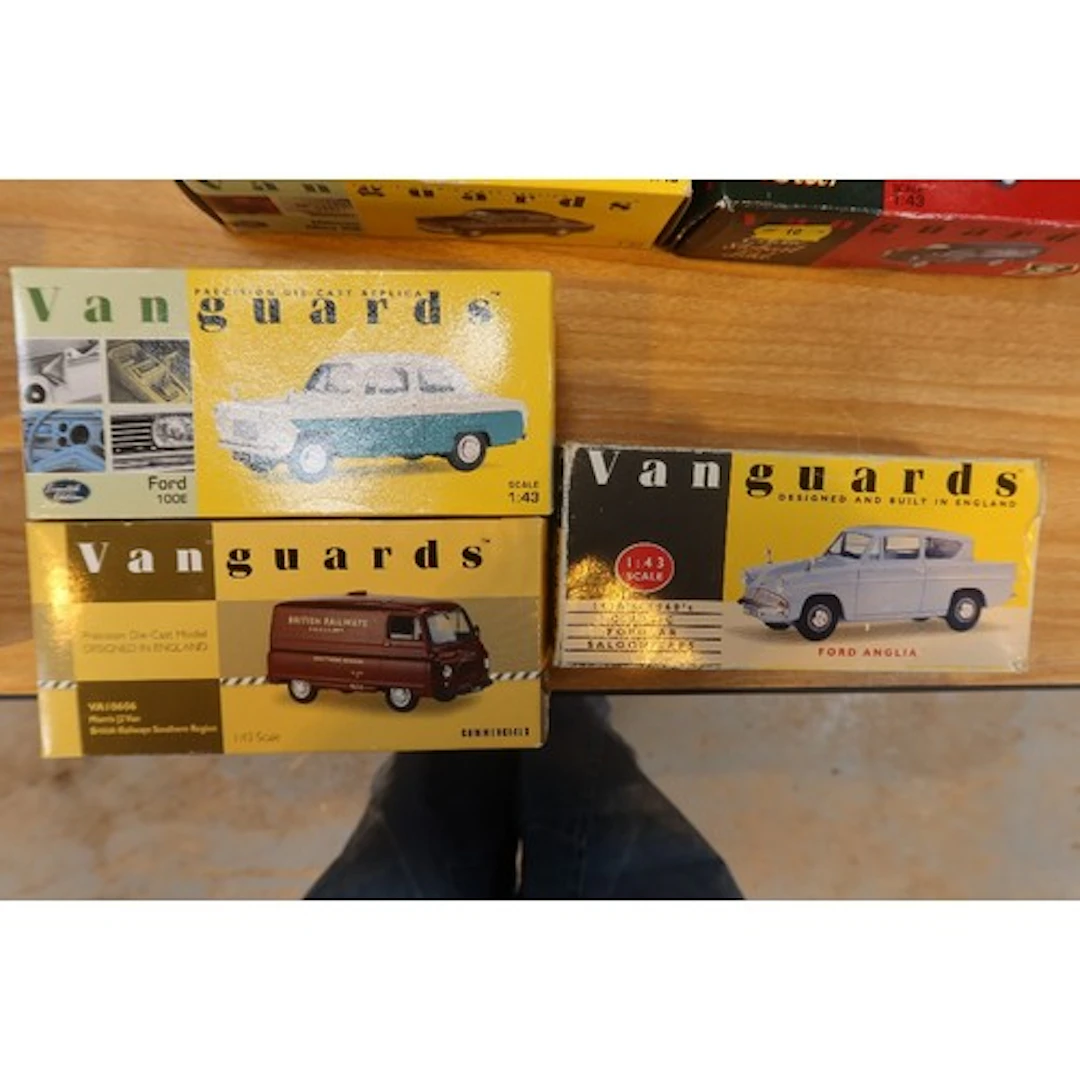 3 Vanguard boxed models