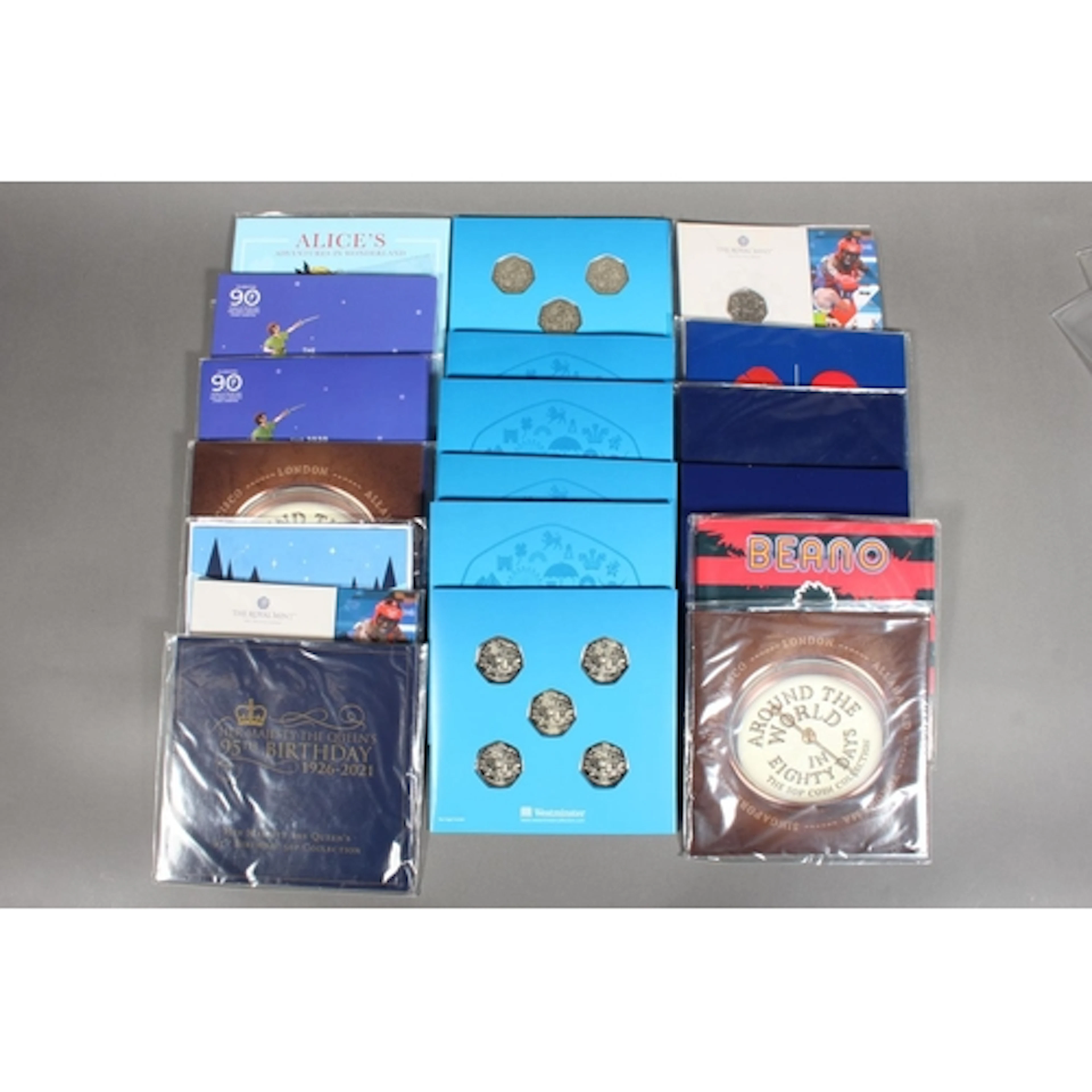 Change Checker UNITED KINGDOM fifty pence coin collection to...