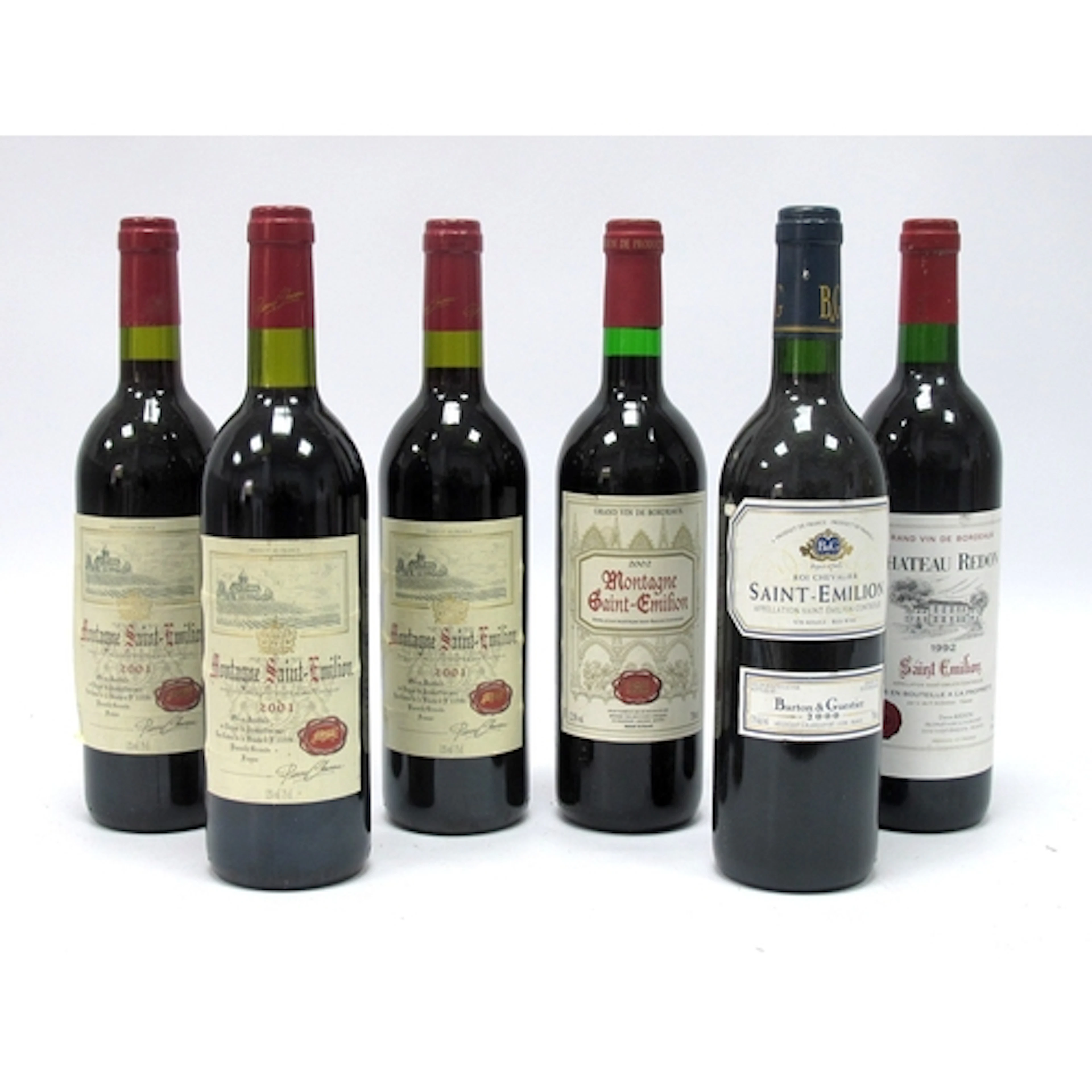 Wine - Montagne Saint Emilion 2001, three bottles; Montagne ...