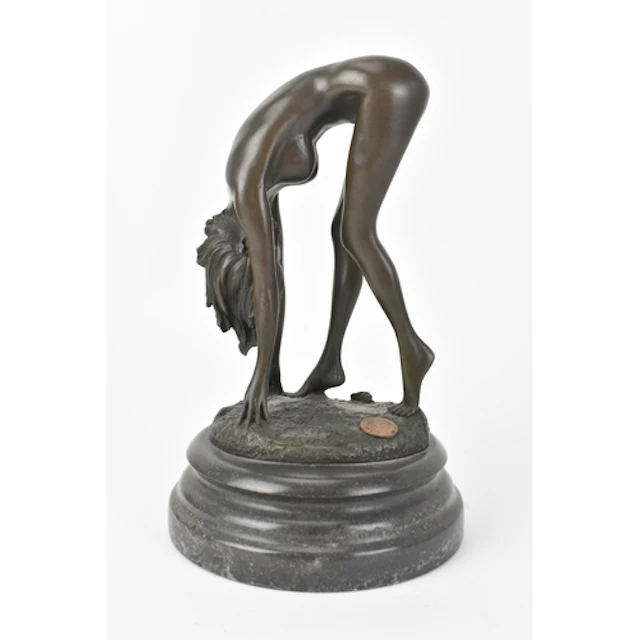 Antonio Cesaro, French 20th Century "Female Nude," bronze, f...