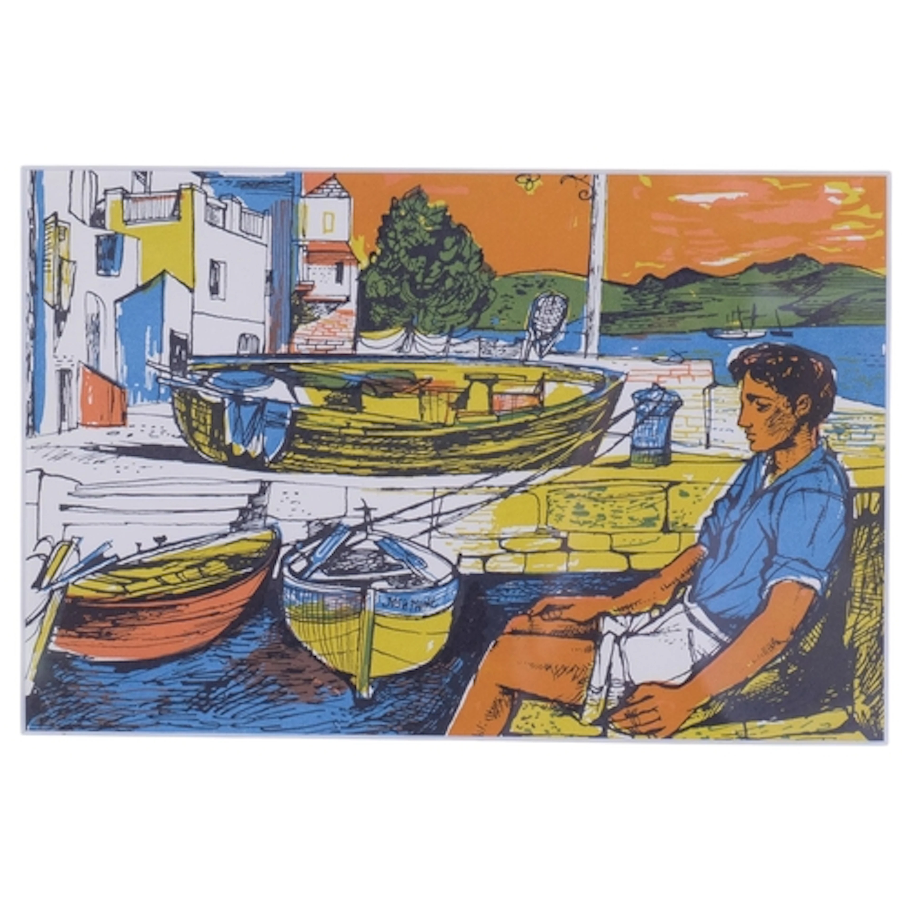 John Minton (1917-1957), lithograph in colours on wove paper...