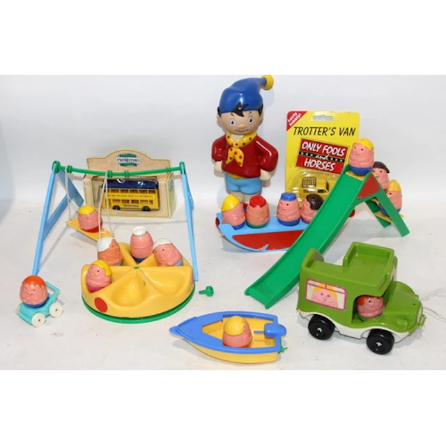 Vintage Weebles playground set c/w other vintage toys