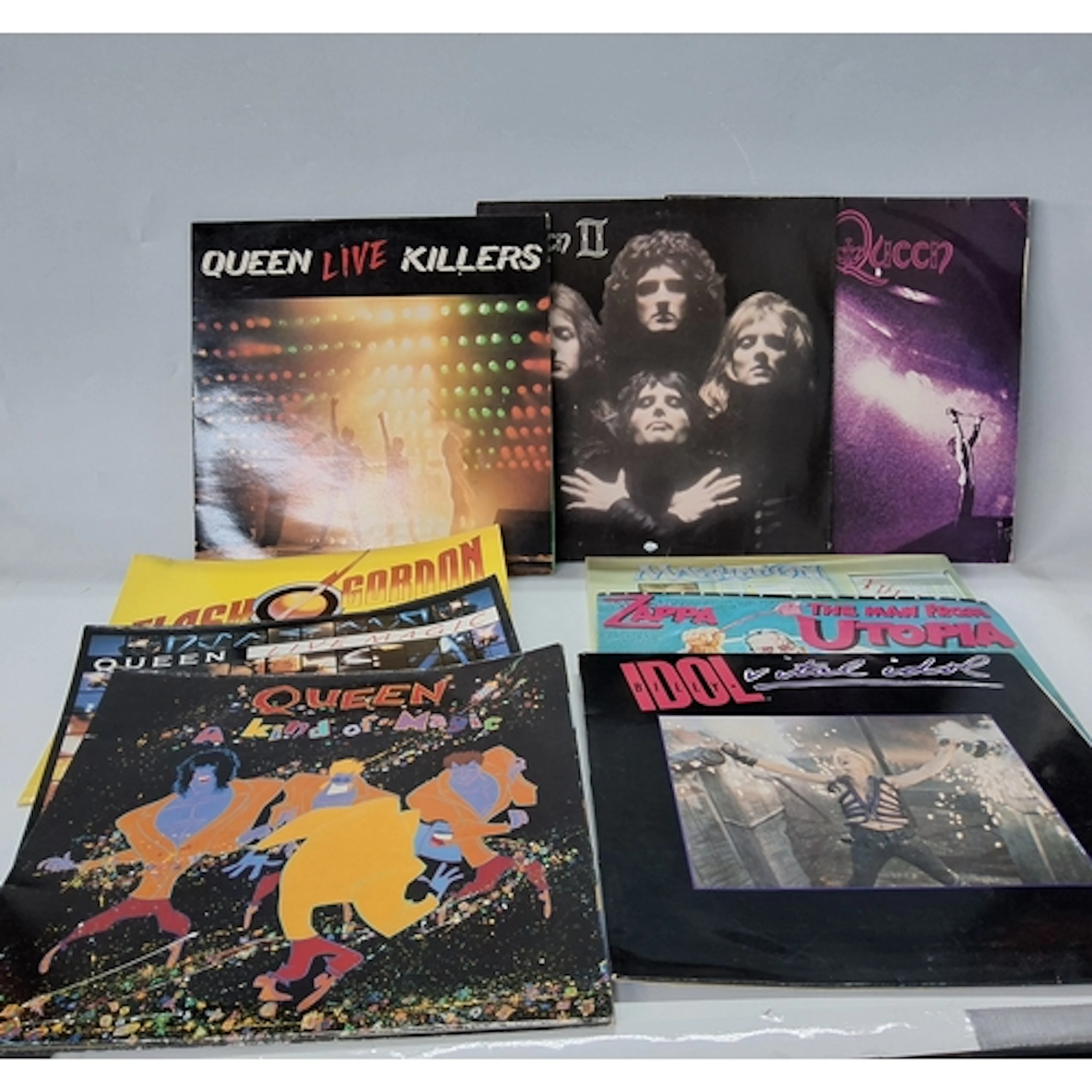 ONE BOX CONTAINING OVER FIFTY LPs including Sgt. Peppers by ...