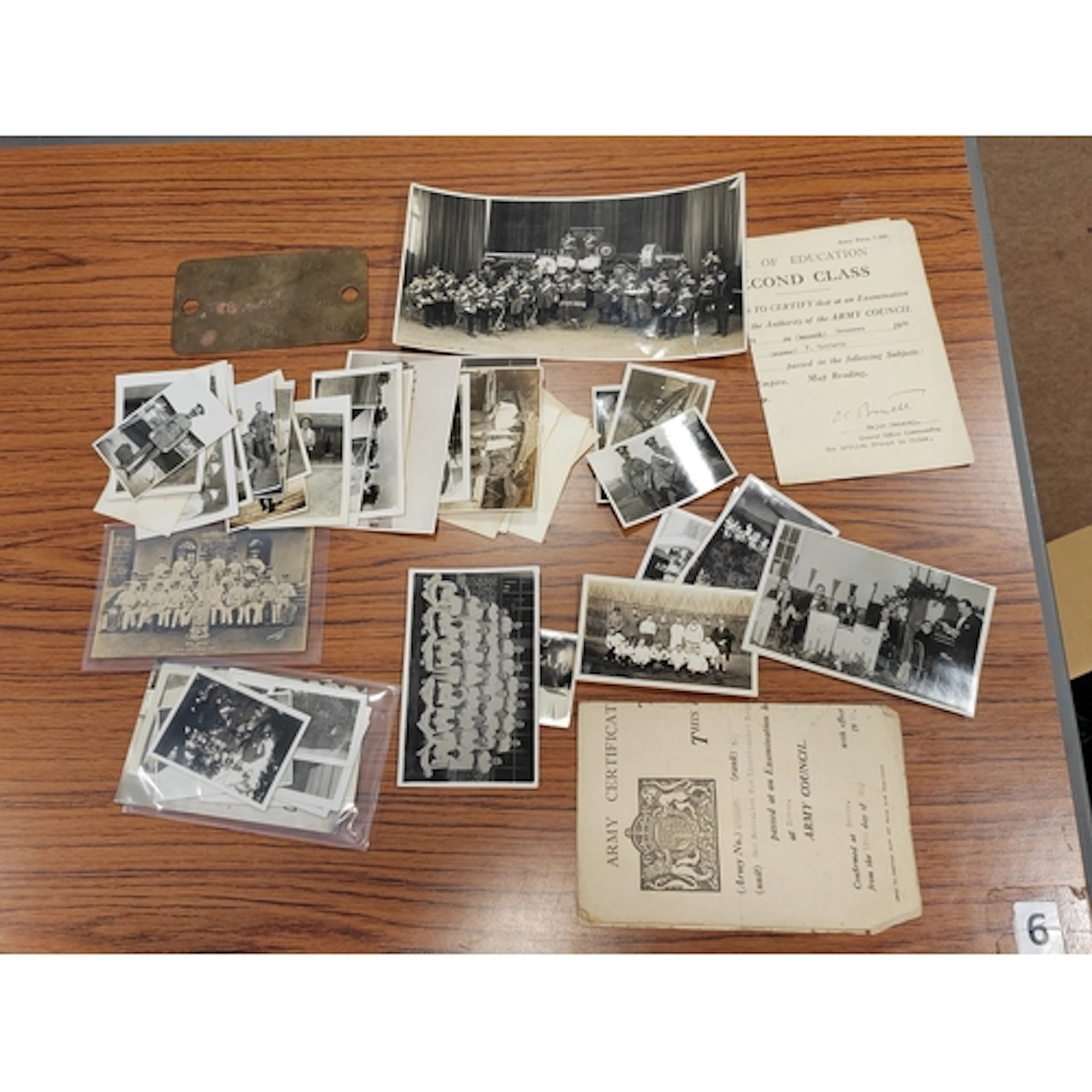 Collection with Aircraft radio, swagger stick, various sized...