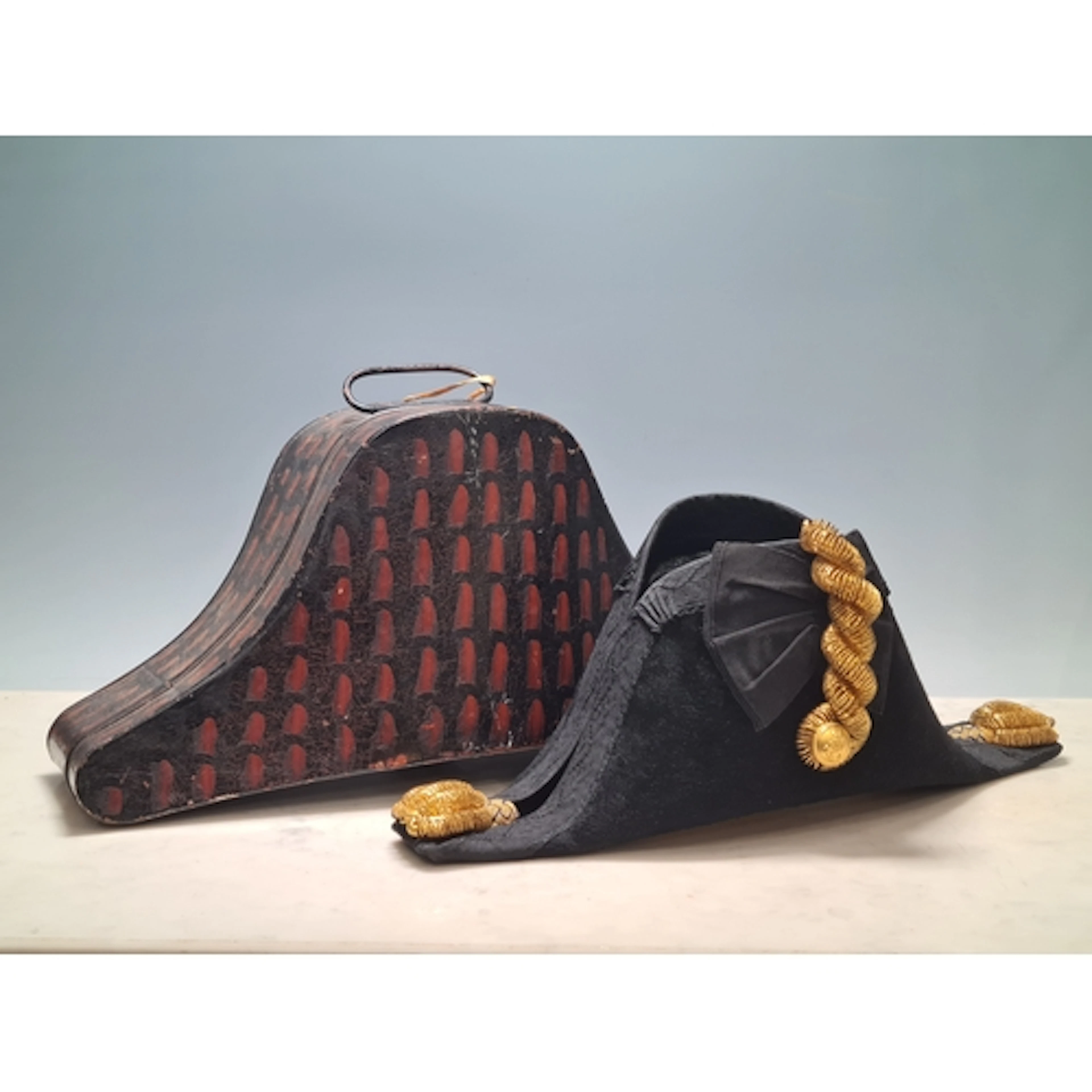 A Royal Navy Officer's Bicorn Hat by Goode's Naval Outfitter...