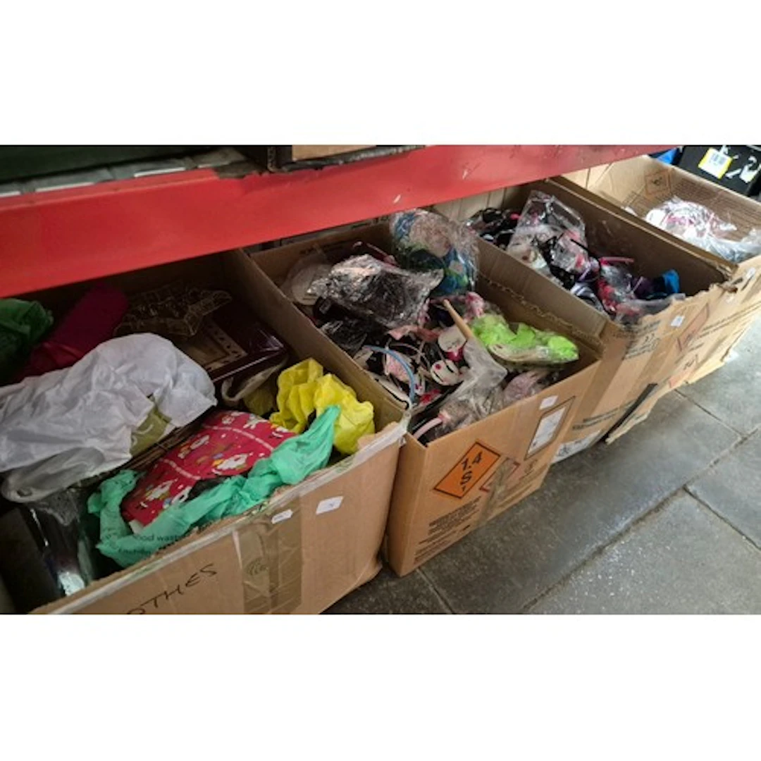 3 large boxes of children's hair bands and accessories and a...
