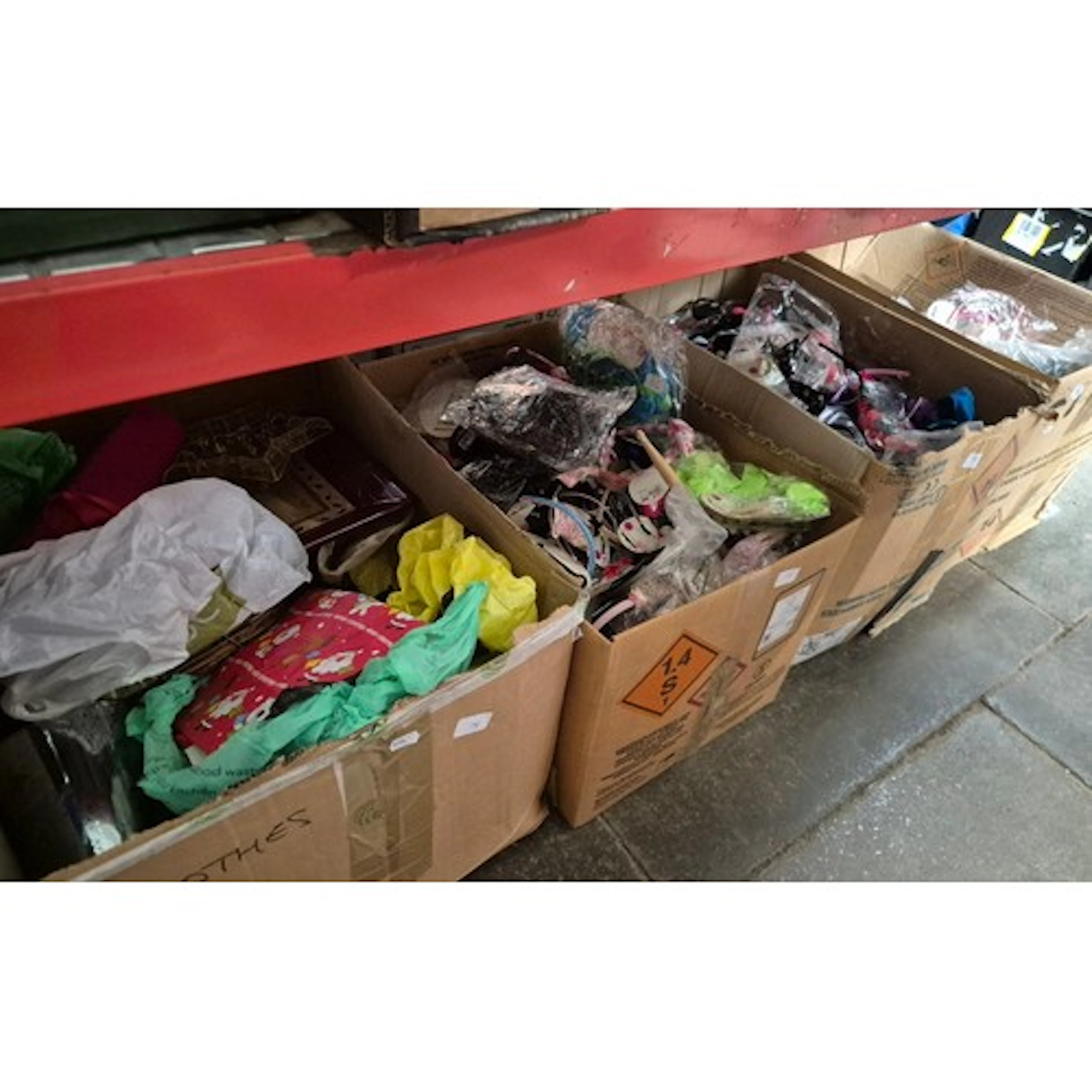 3 large boxes of children's hair bands and accessories and a...