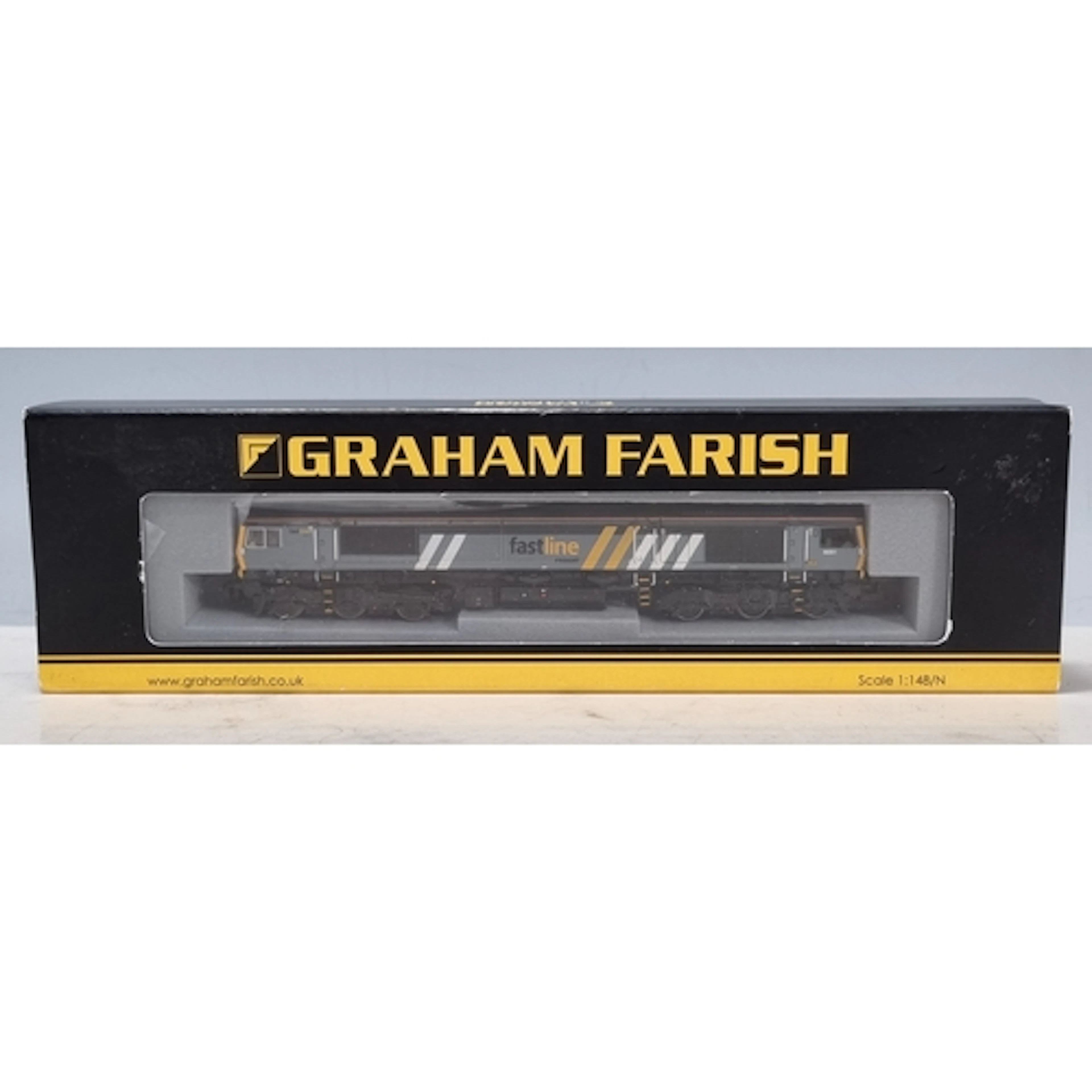 A boxed Graham Farish by Bachmann N gauge 371-393 Class 66 d...