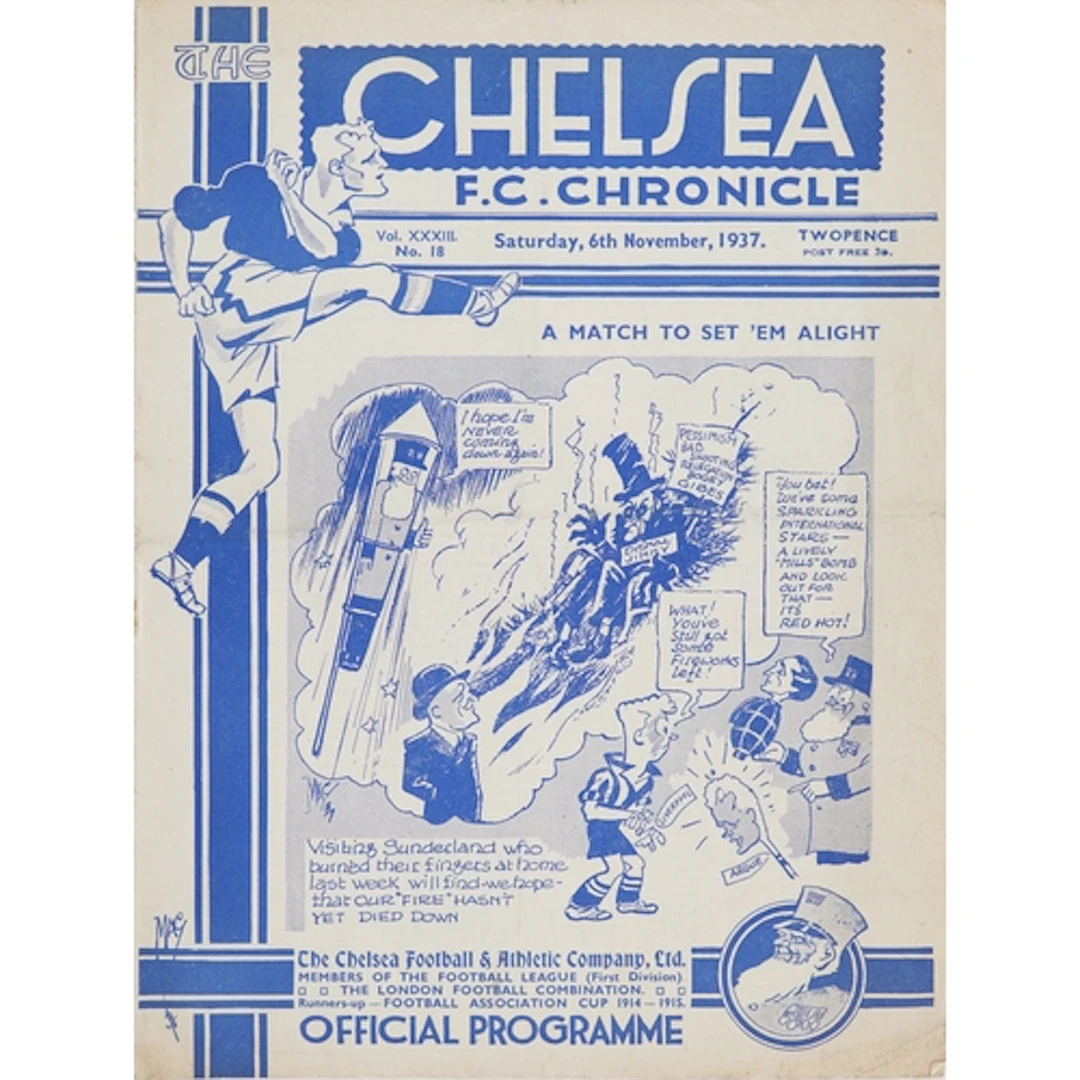 Chelsea F.C. Chronicle official football programme - A Match...