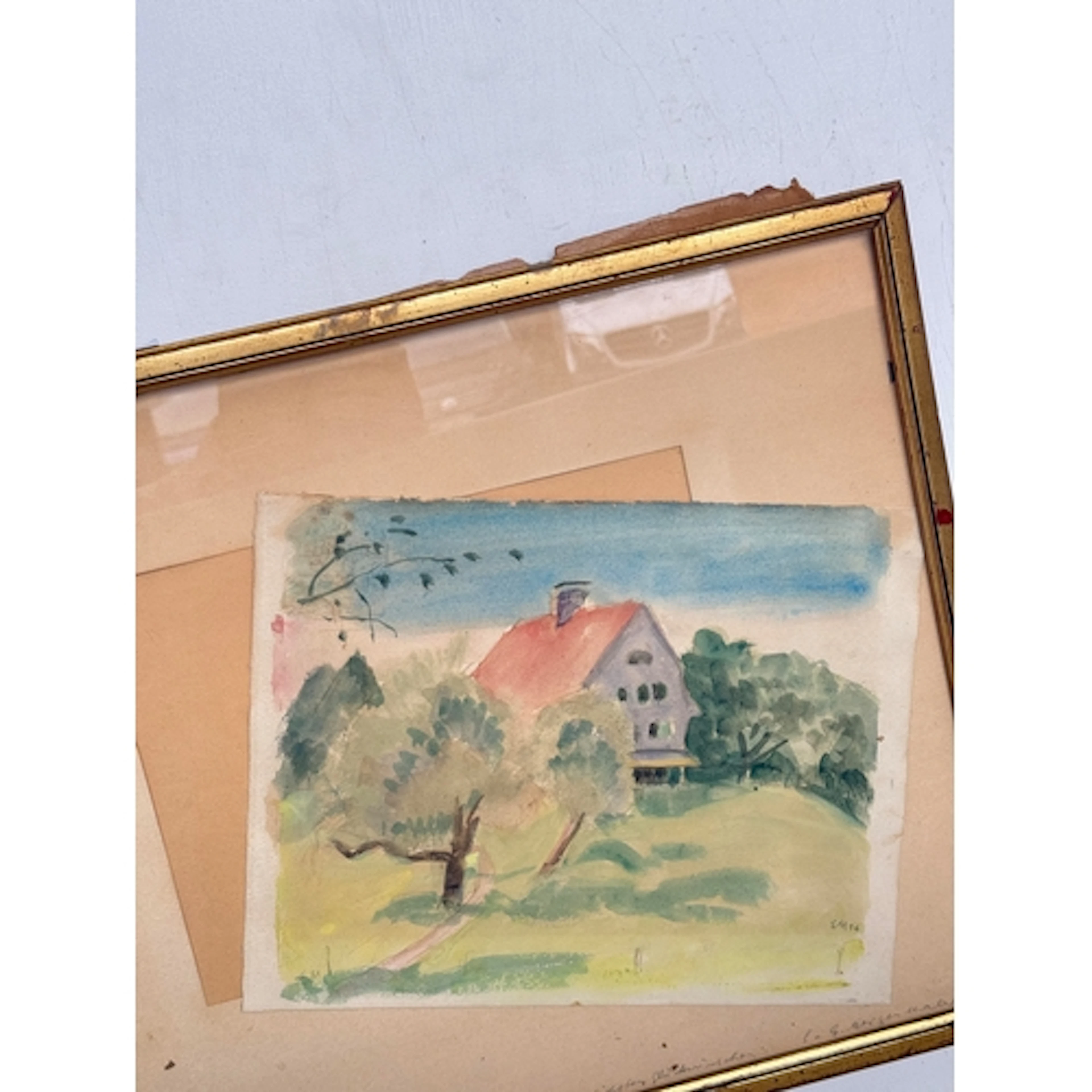 ERNST MORGENTHALER (SWISS, 1887-1962): A COUNTRY HOUSE AMONG...
