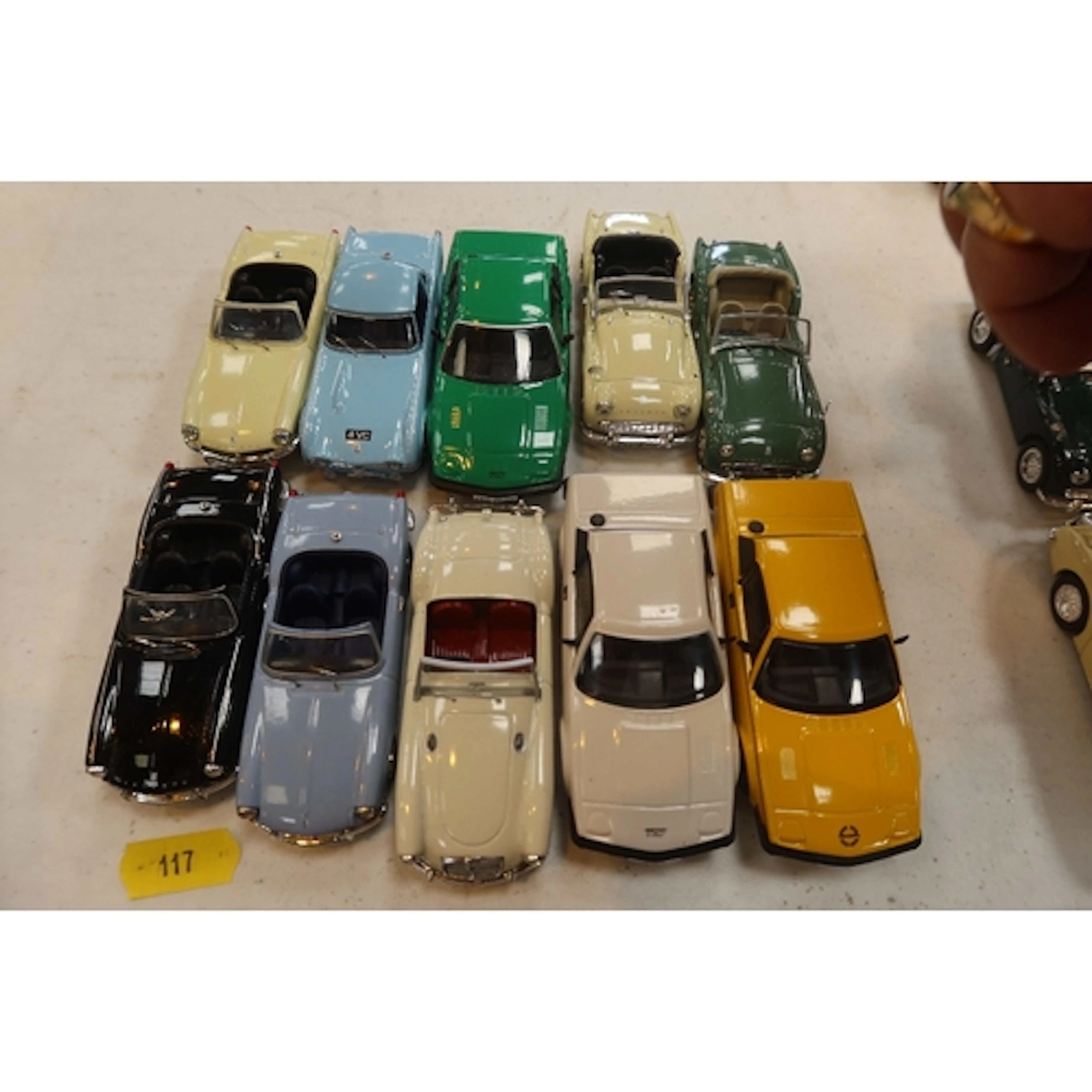 10 Llado , Triumph and MG toy cars