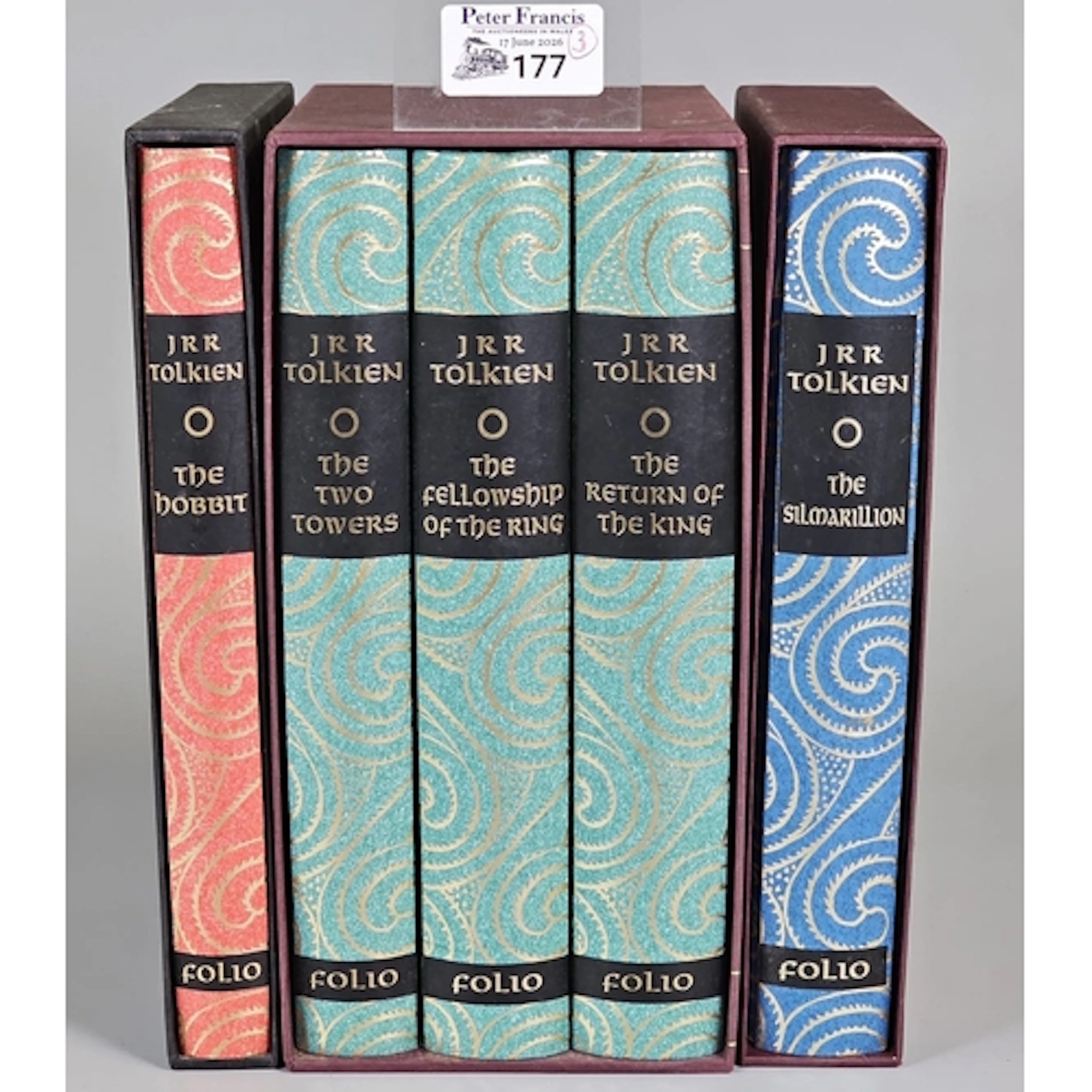 Folio Society - JRR Tolkien, 5 volumes to include 'The Two T...