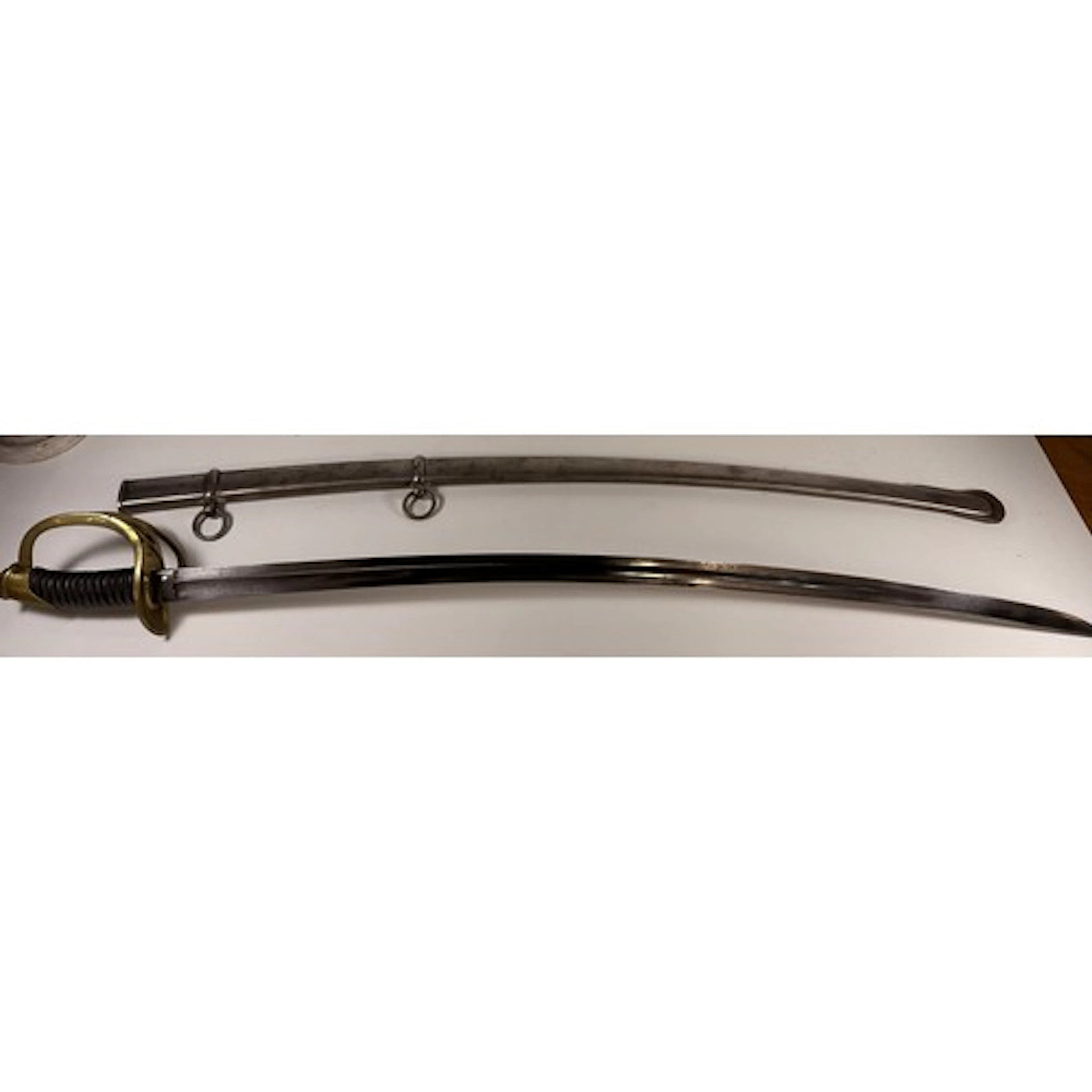A Continental cavalry trooper’s sword c.1860, regulation cur...