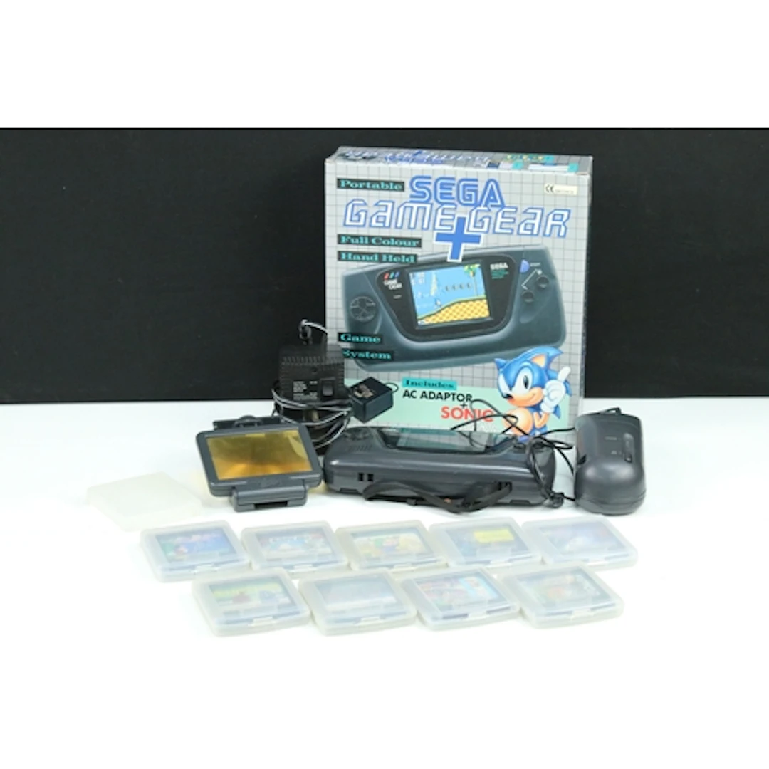Retro Gaming - Boxed Sega Game Gear handheld console plus 9 ...