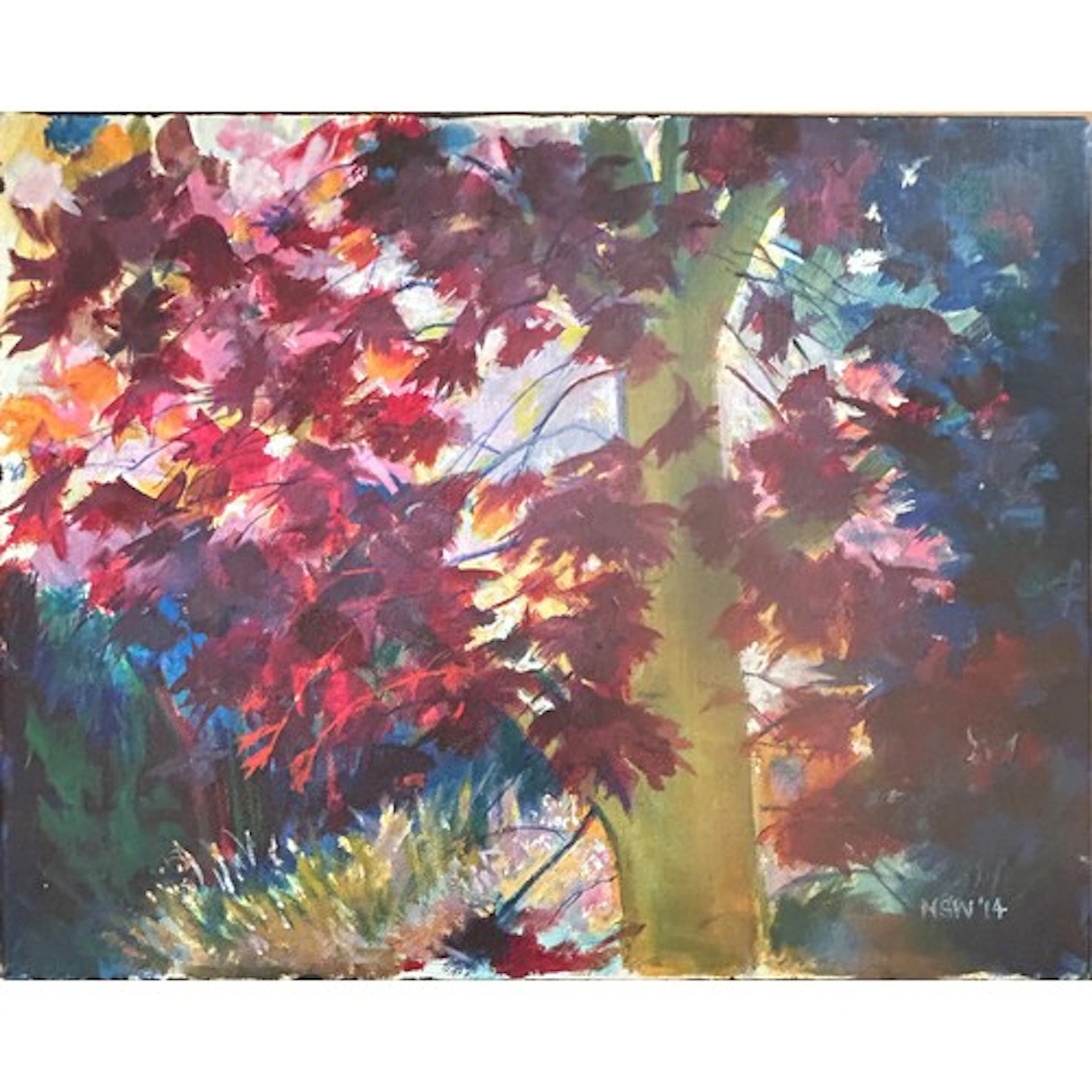 Norman Saunders-White, (1930-2024), 'Acer 2014', acrylic on ...
