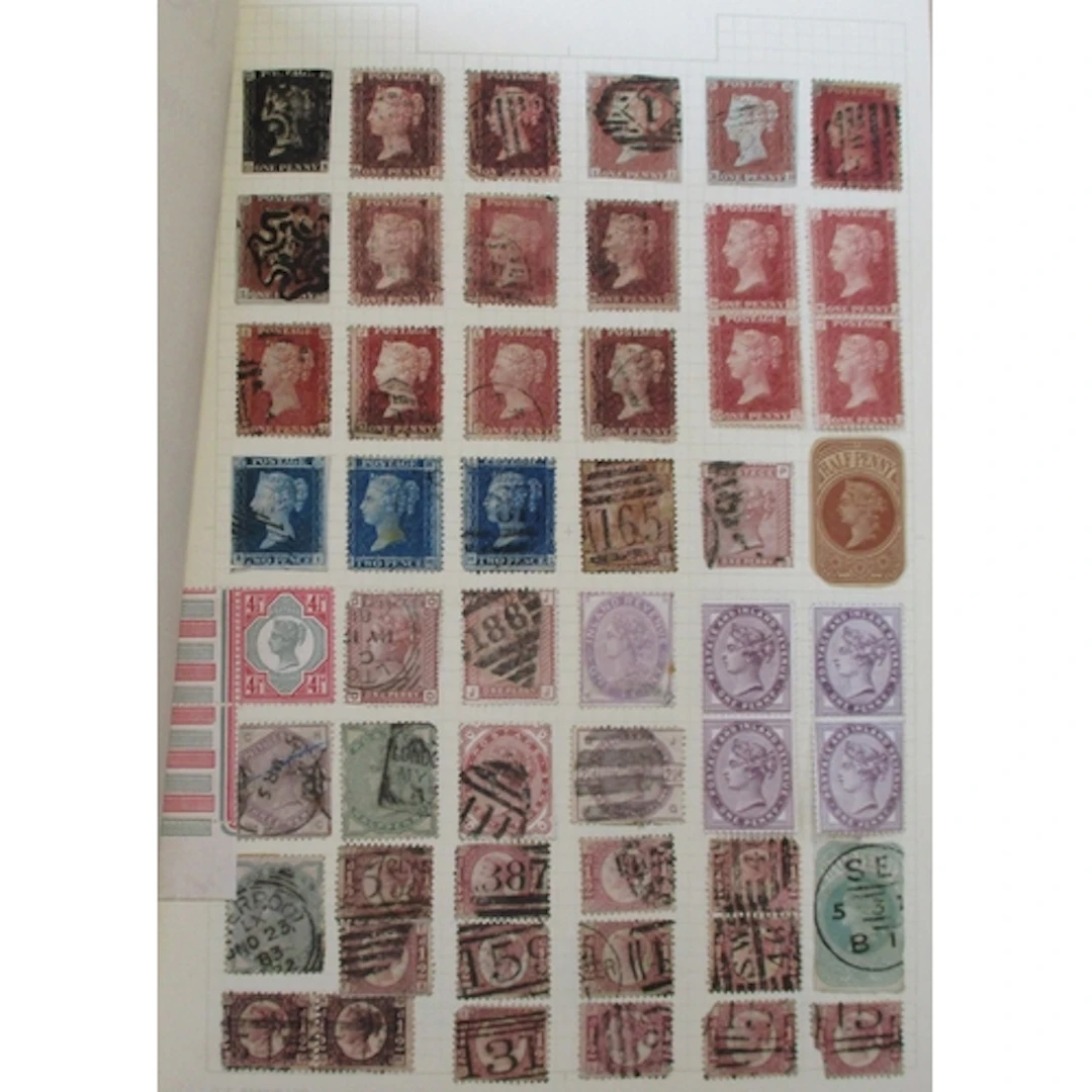 QV-QEII M/U, coln in 1 album and loose incl 1840 1d black no...