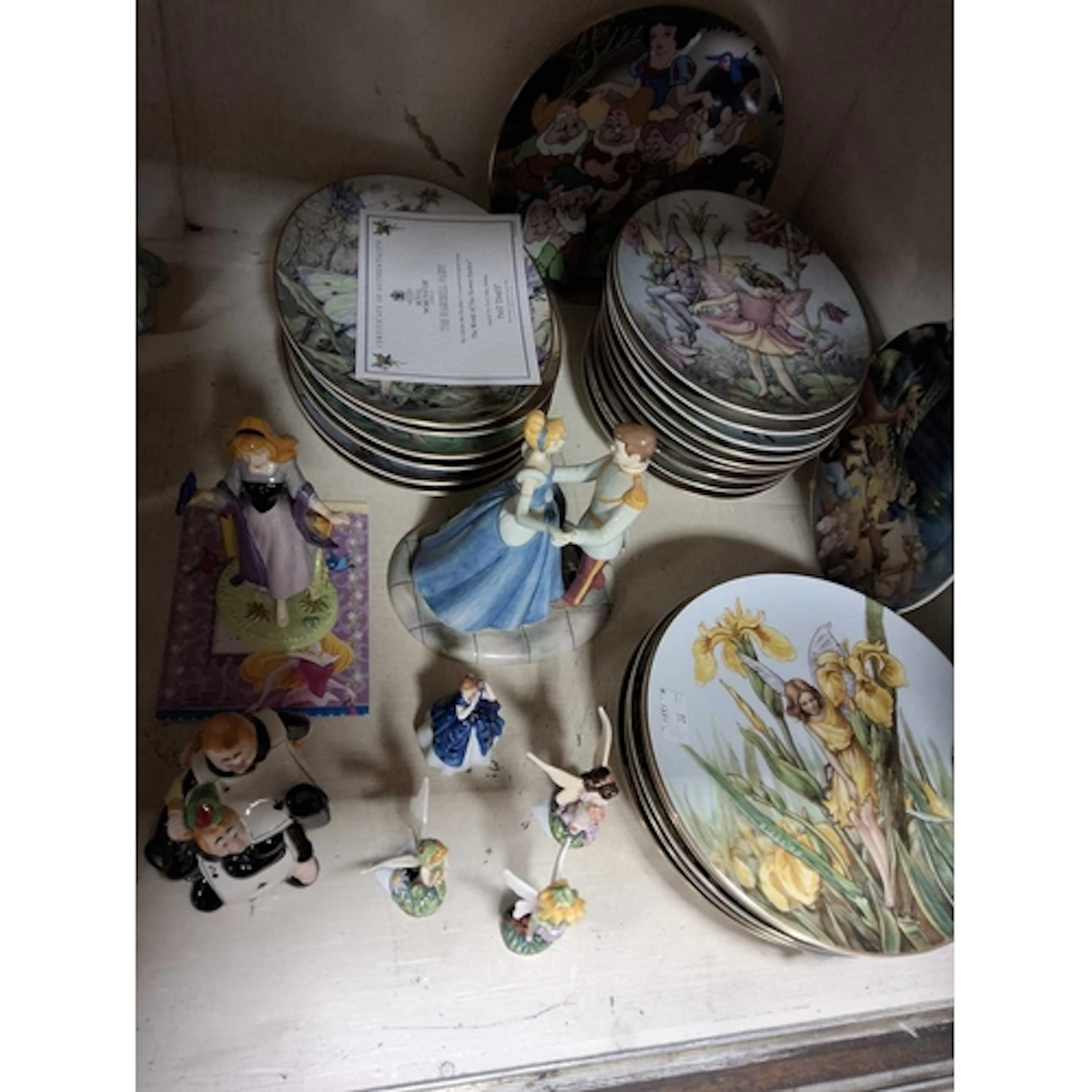 A GROUP OF ROYAL DOULTON DISNEY, OTHER FIGURES, FLOWER FAIRY...
