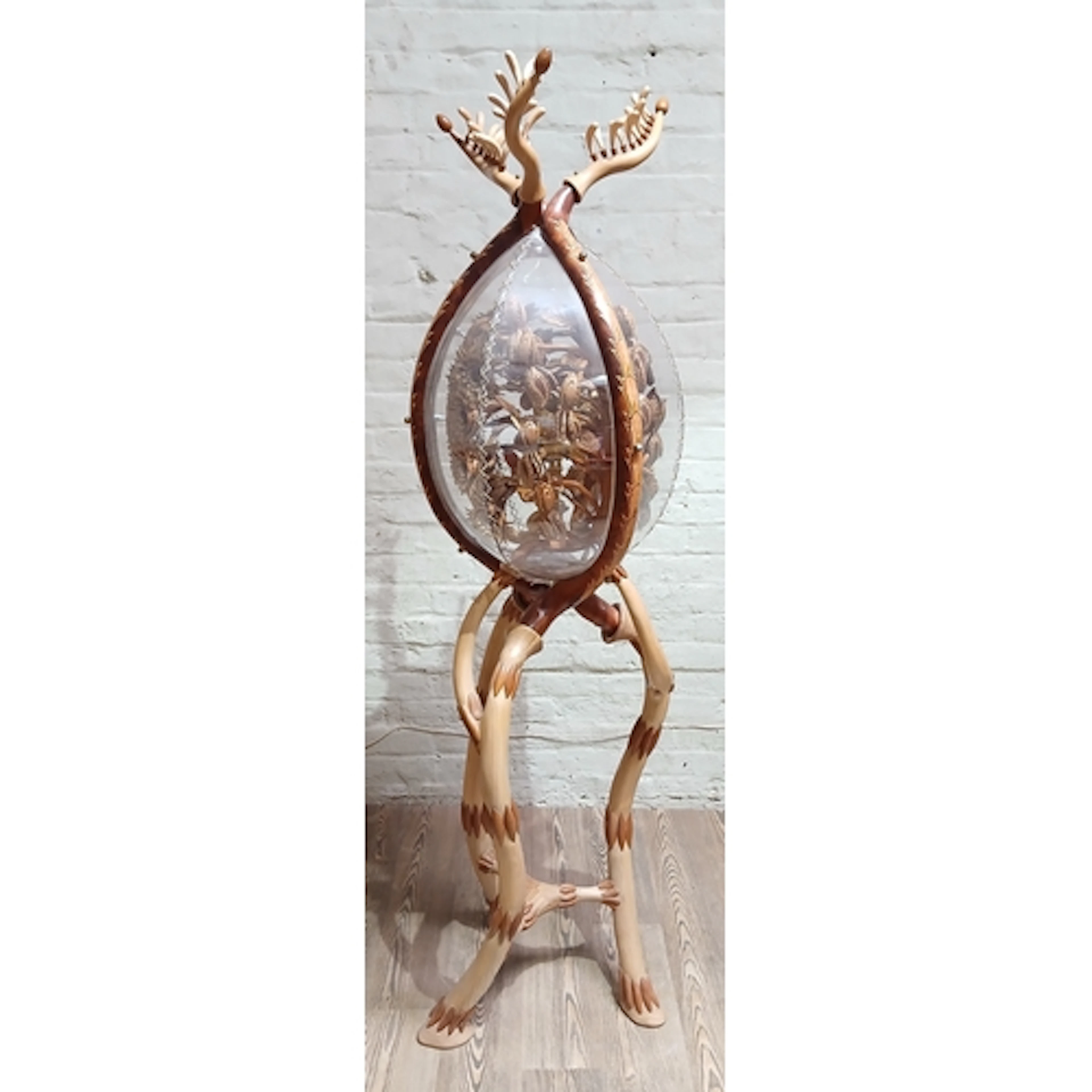John Southworth Prescott (b1939), untitled, marquetry inlaid...