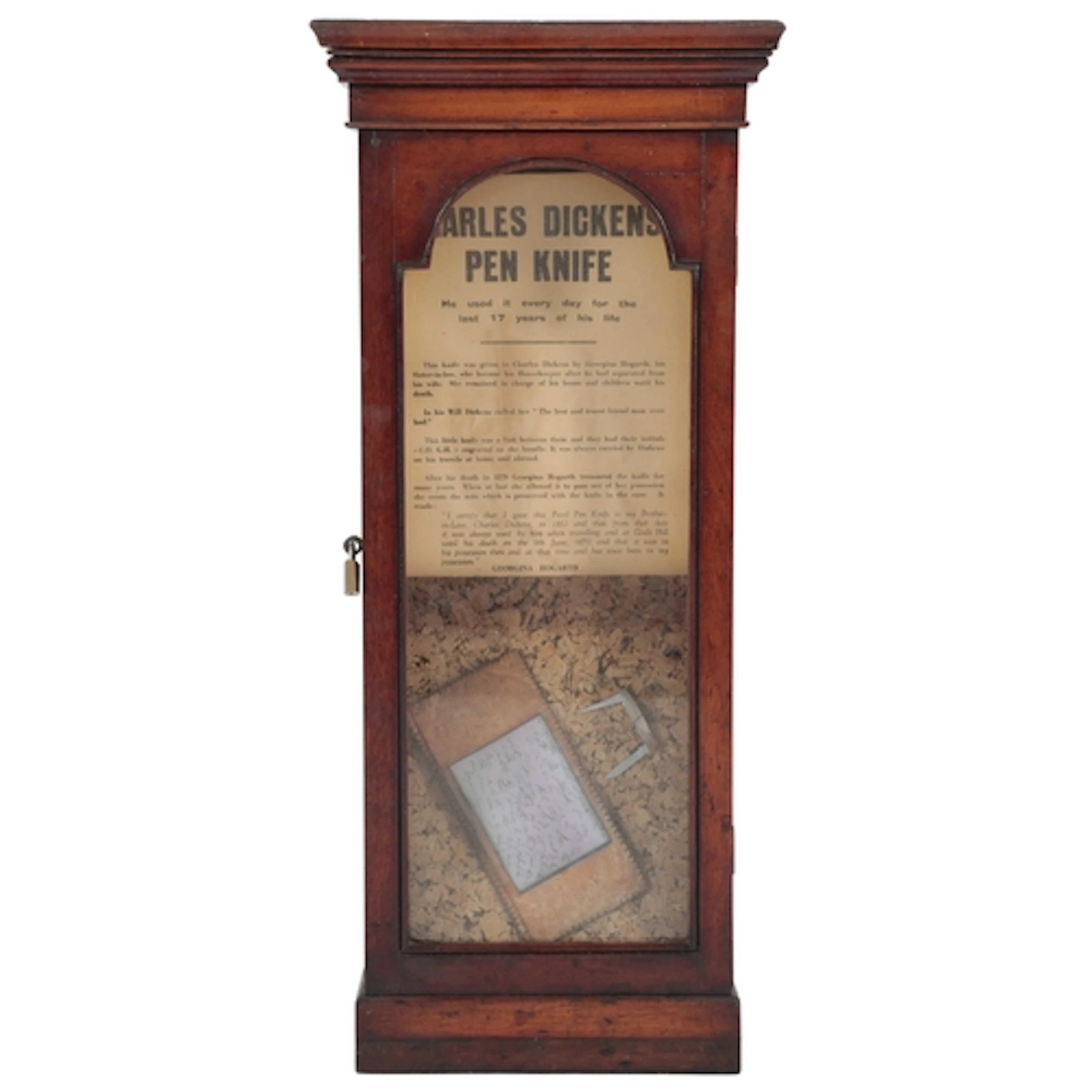 Charles Dickens interest: 'His folding pocket knife' accompa...