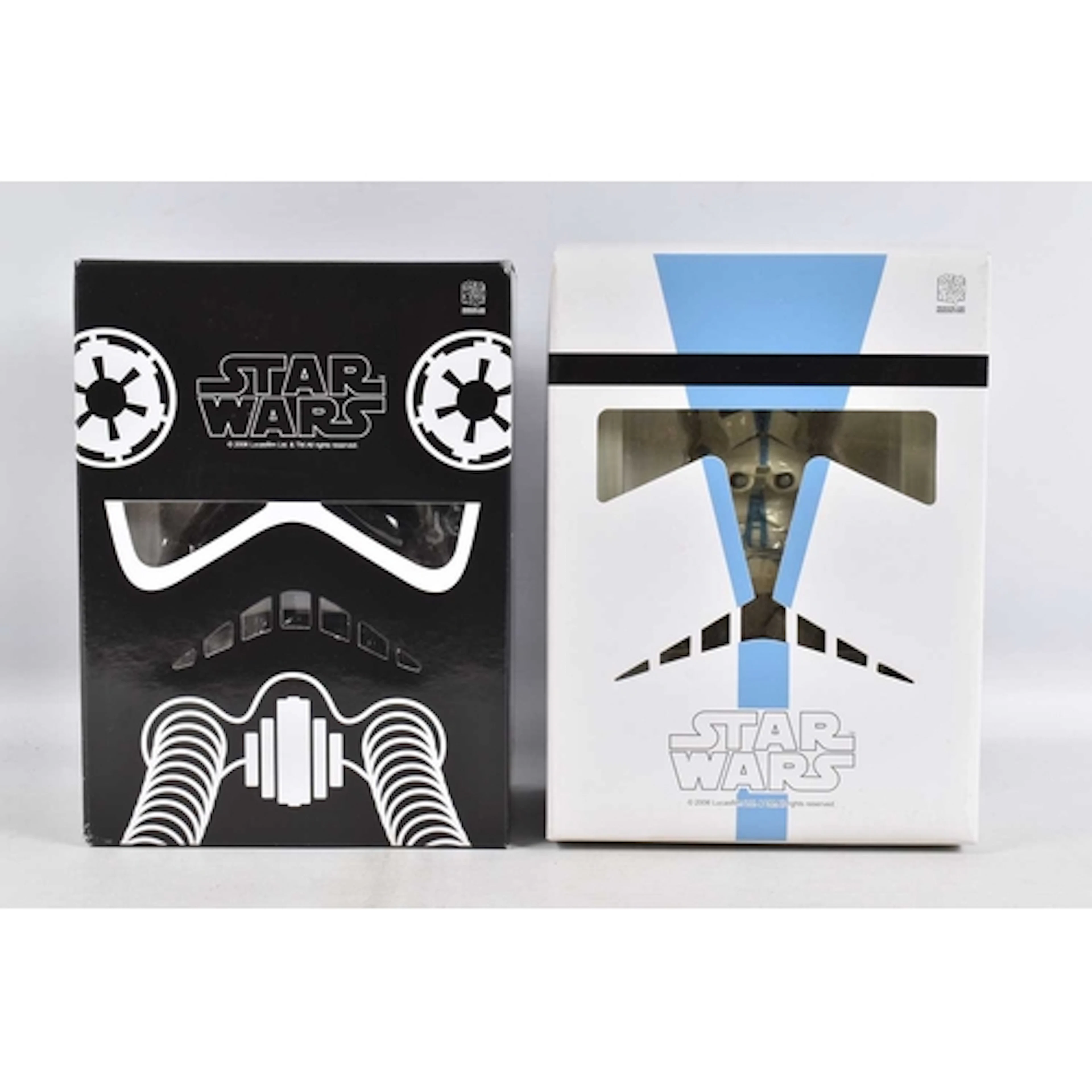 TWO BOXED MEDICOM TOY STAR WARS COLLECTIBLE FIGURES, the fir...