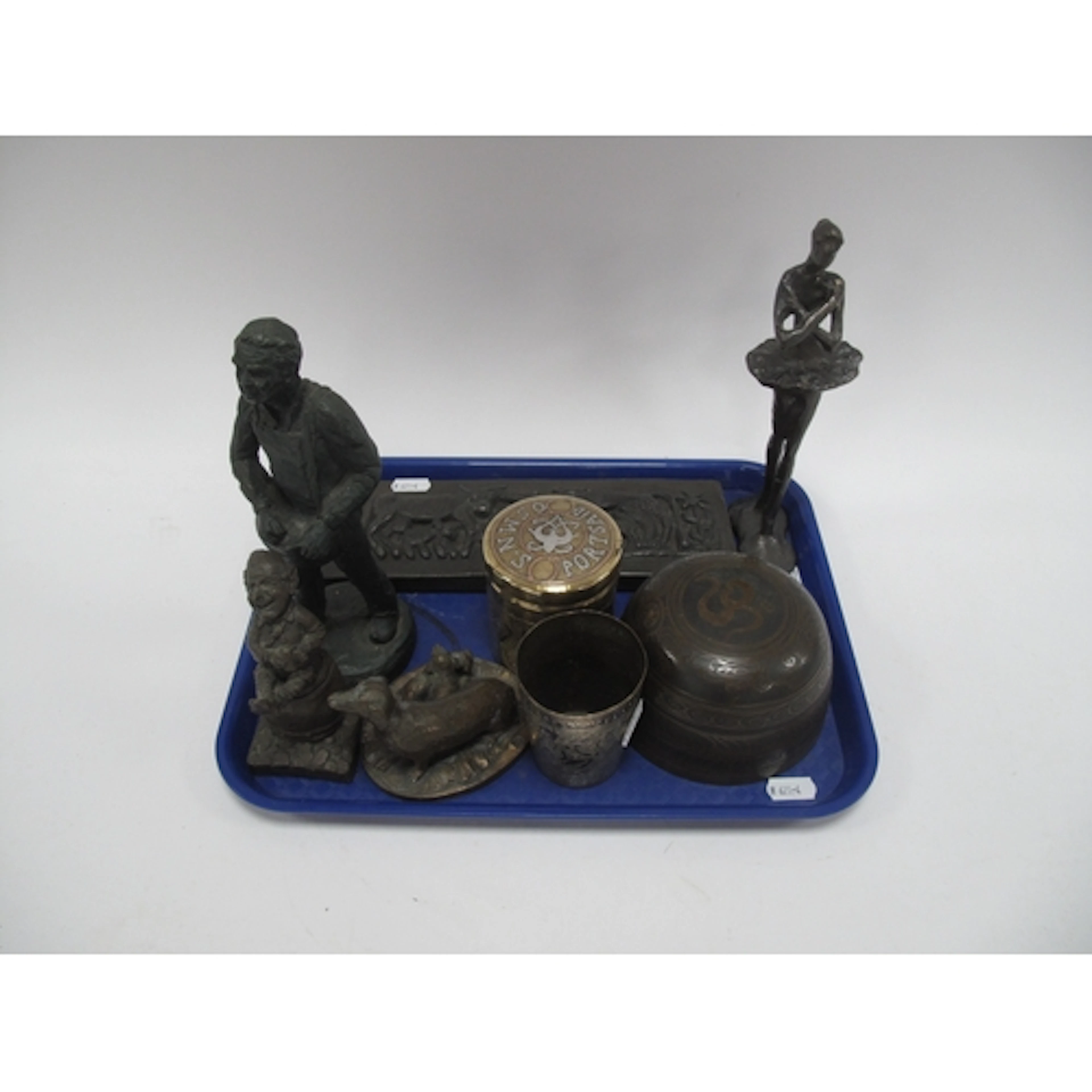 Metalware and decorative items, including vintage Wild Goose...