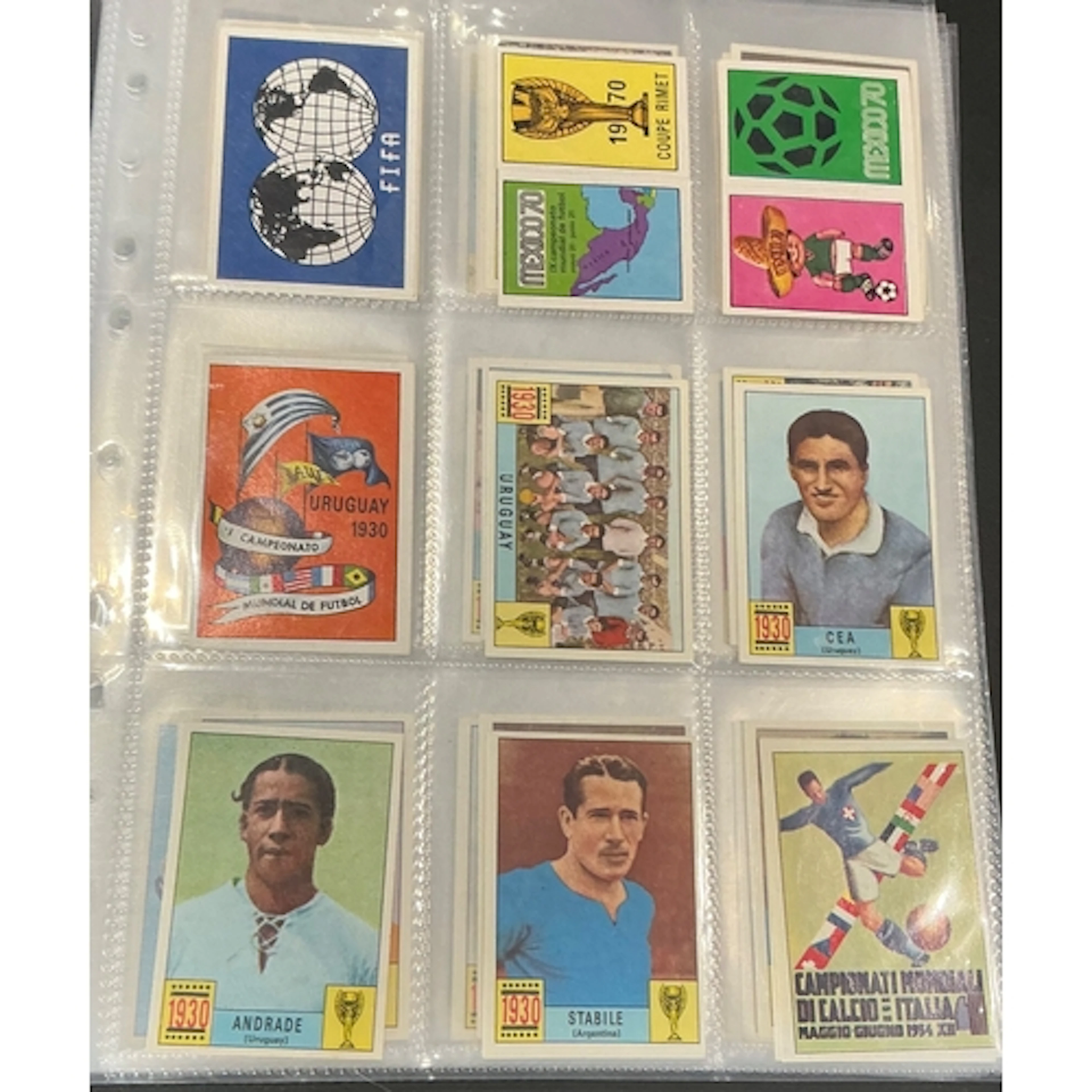 1970 Panini World Cup Complete Loose Football Card Collectio...
