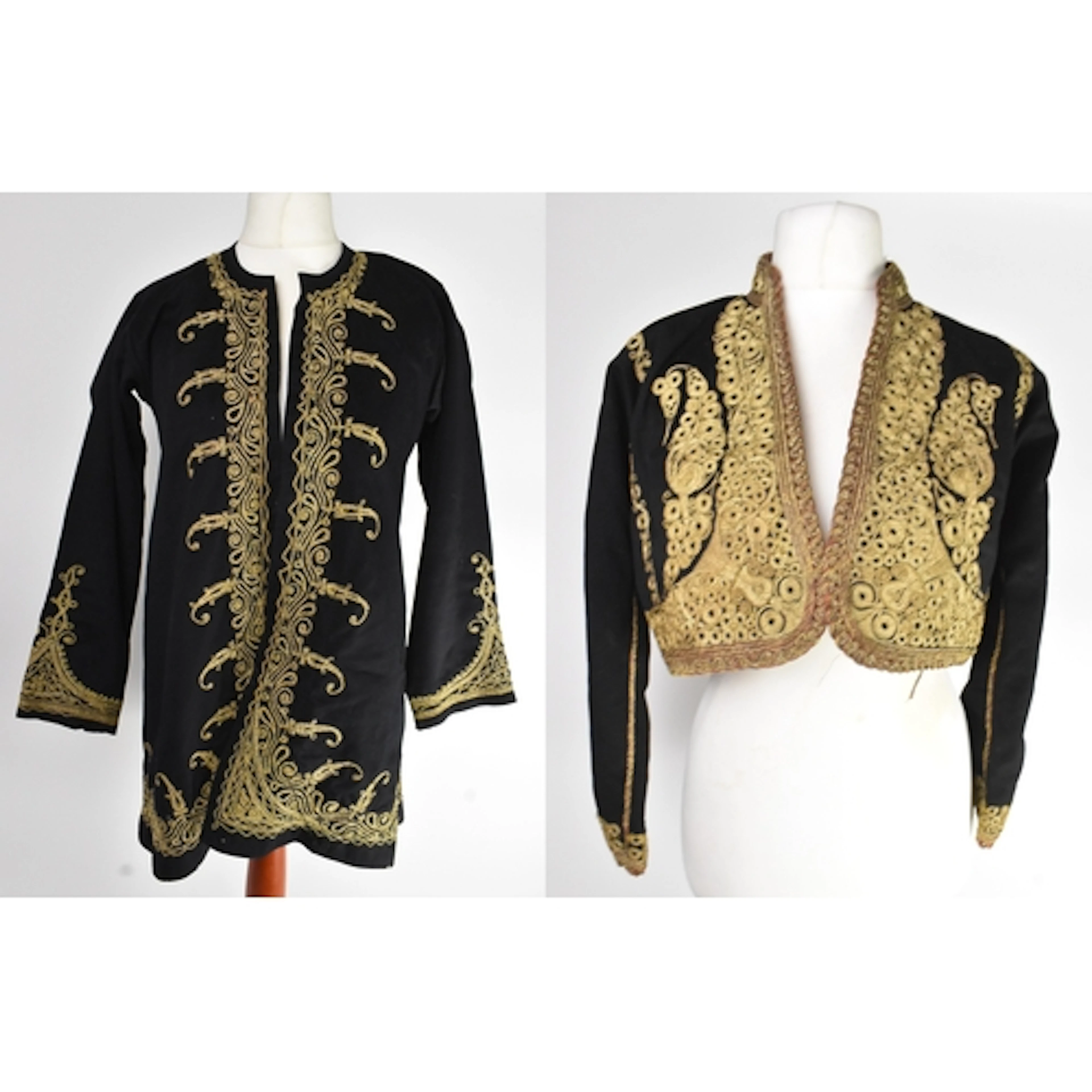 Two late 19th/early 20th century Ottoman tunics, comprising ...