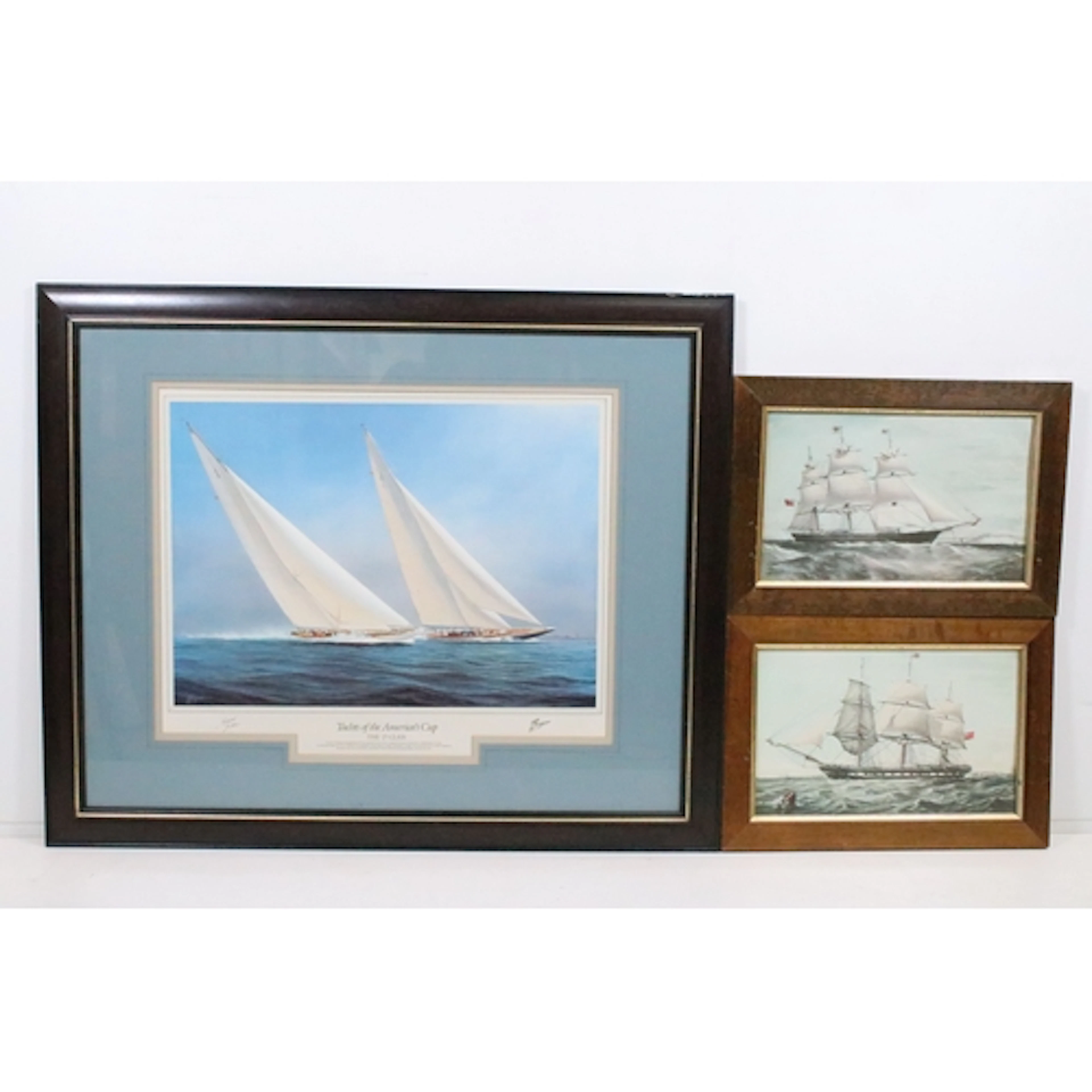 Tim Thompson (British, 20th century), 'Yachts of the America...