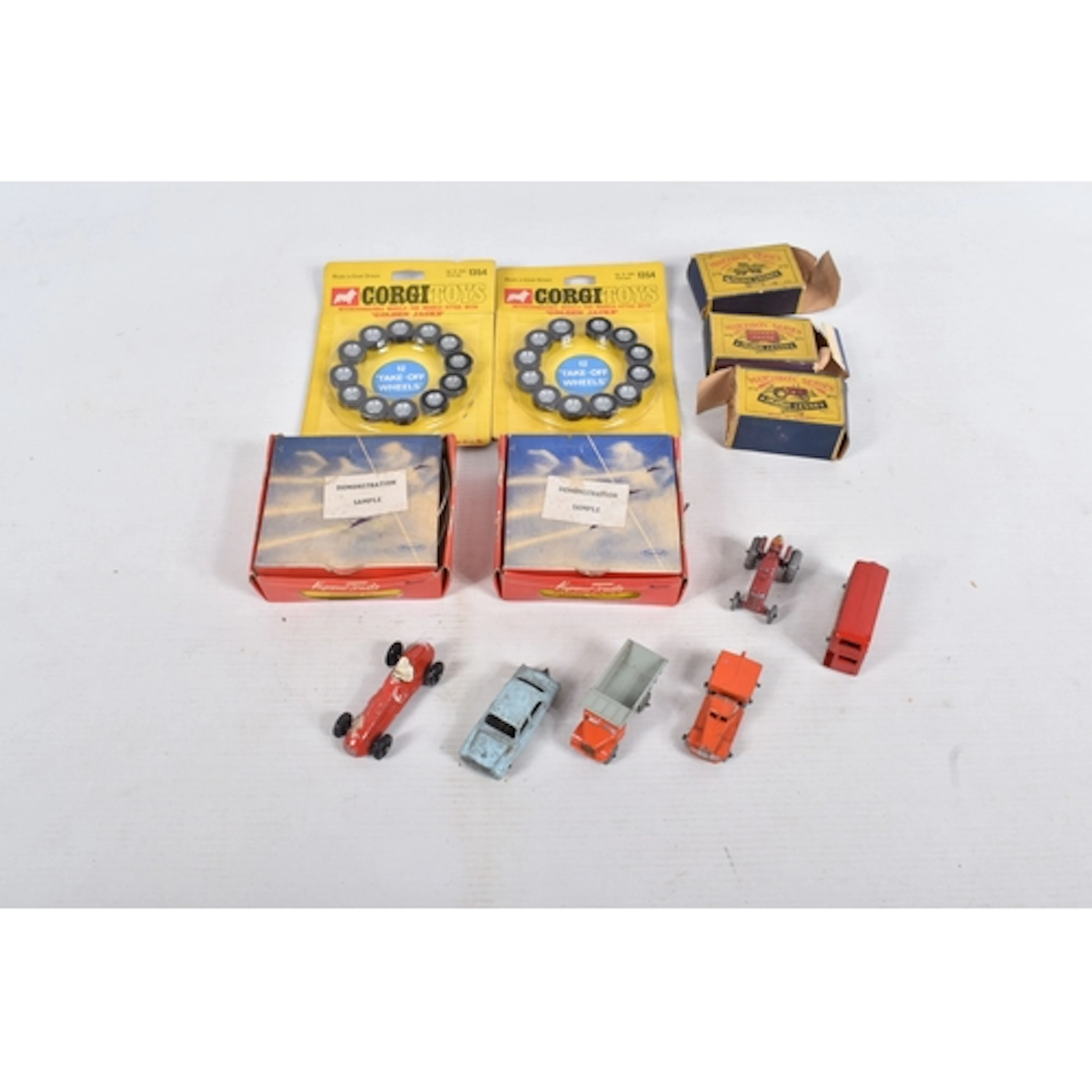 A SELECTION OF BOXED AND UNBOXED MODEL VEHICLES AND AIRCRAFT...