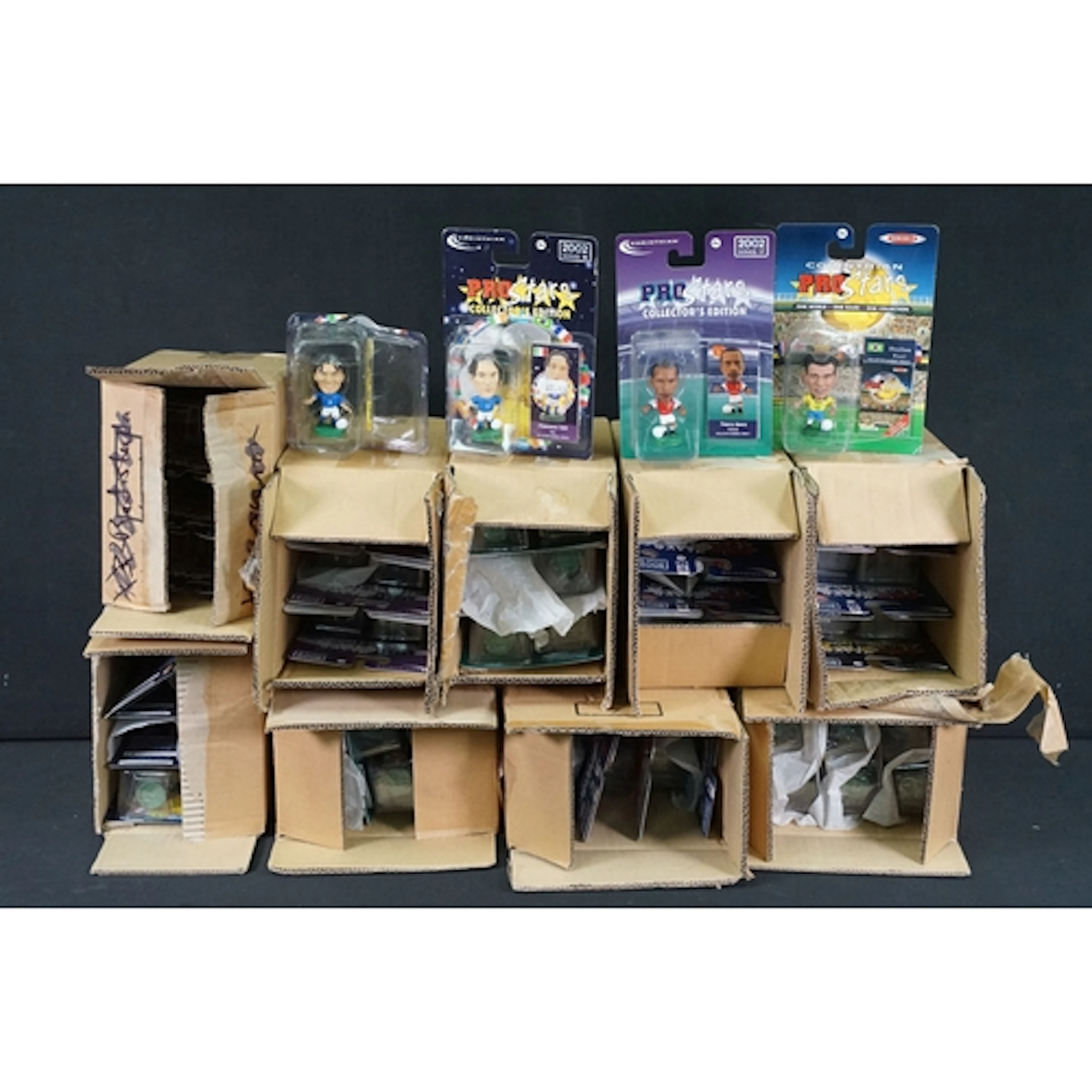 Corinthian Football Figures - 52 carded Pro Stars figures to...